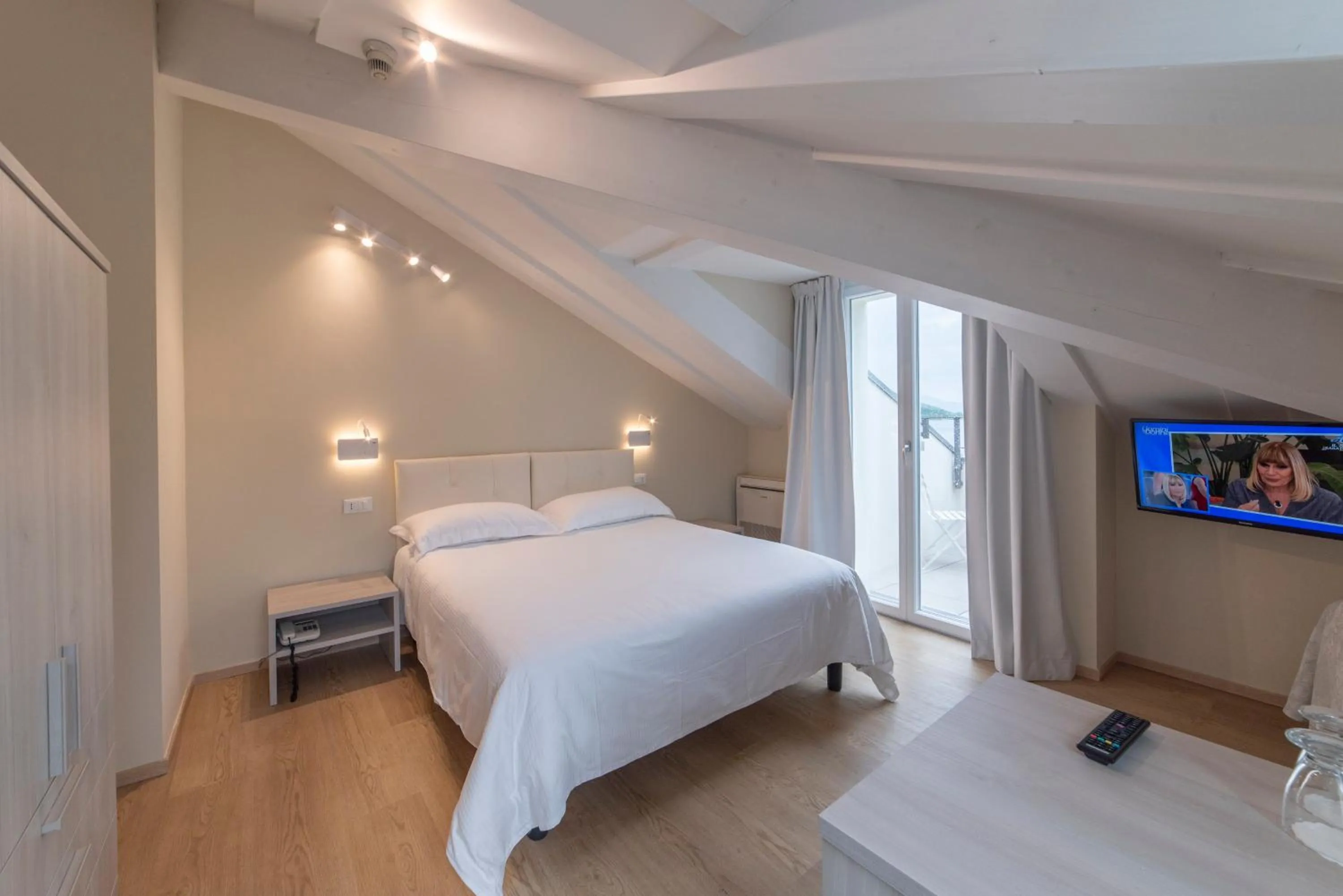 Bed in Hotel Due Palme