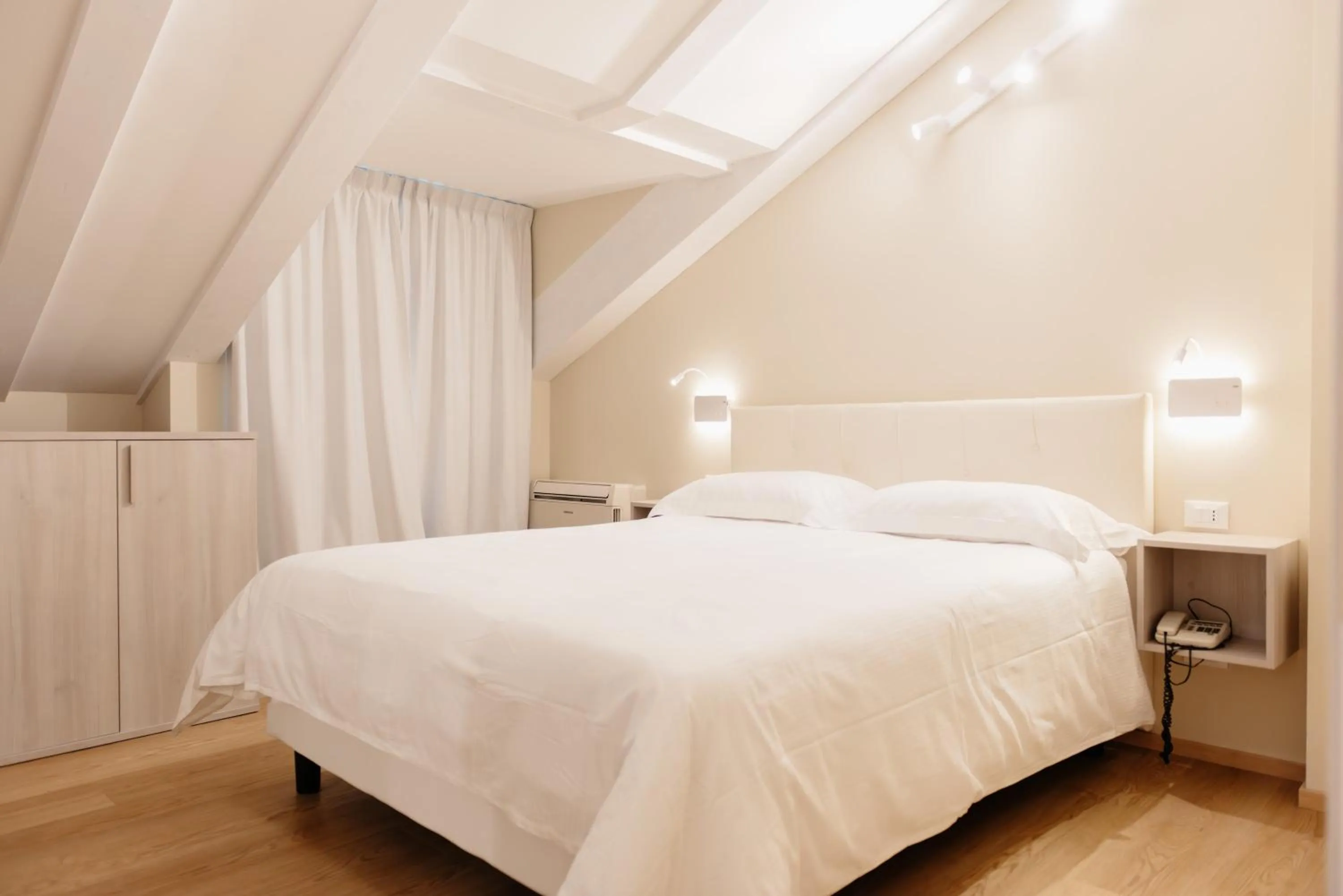 Bed in Hotel Due Palme