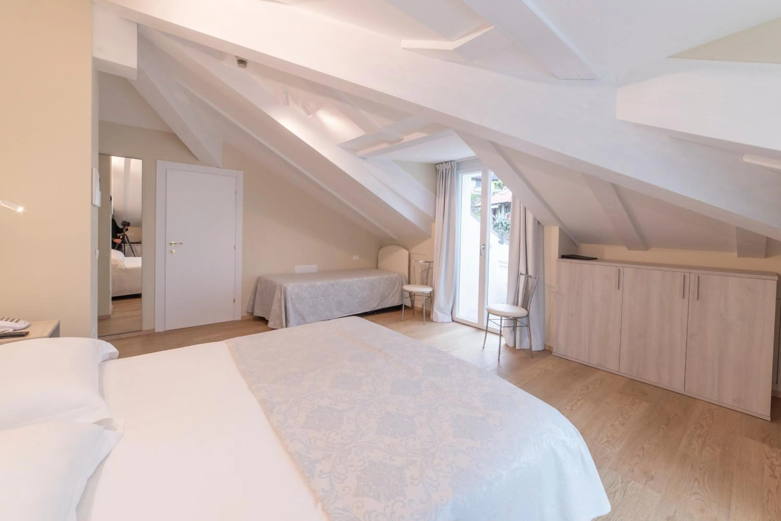 Bed in Hotel Due Palme