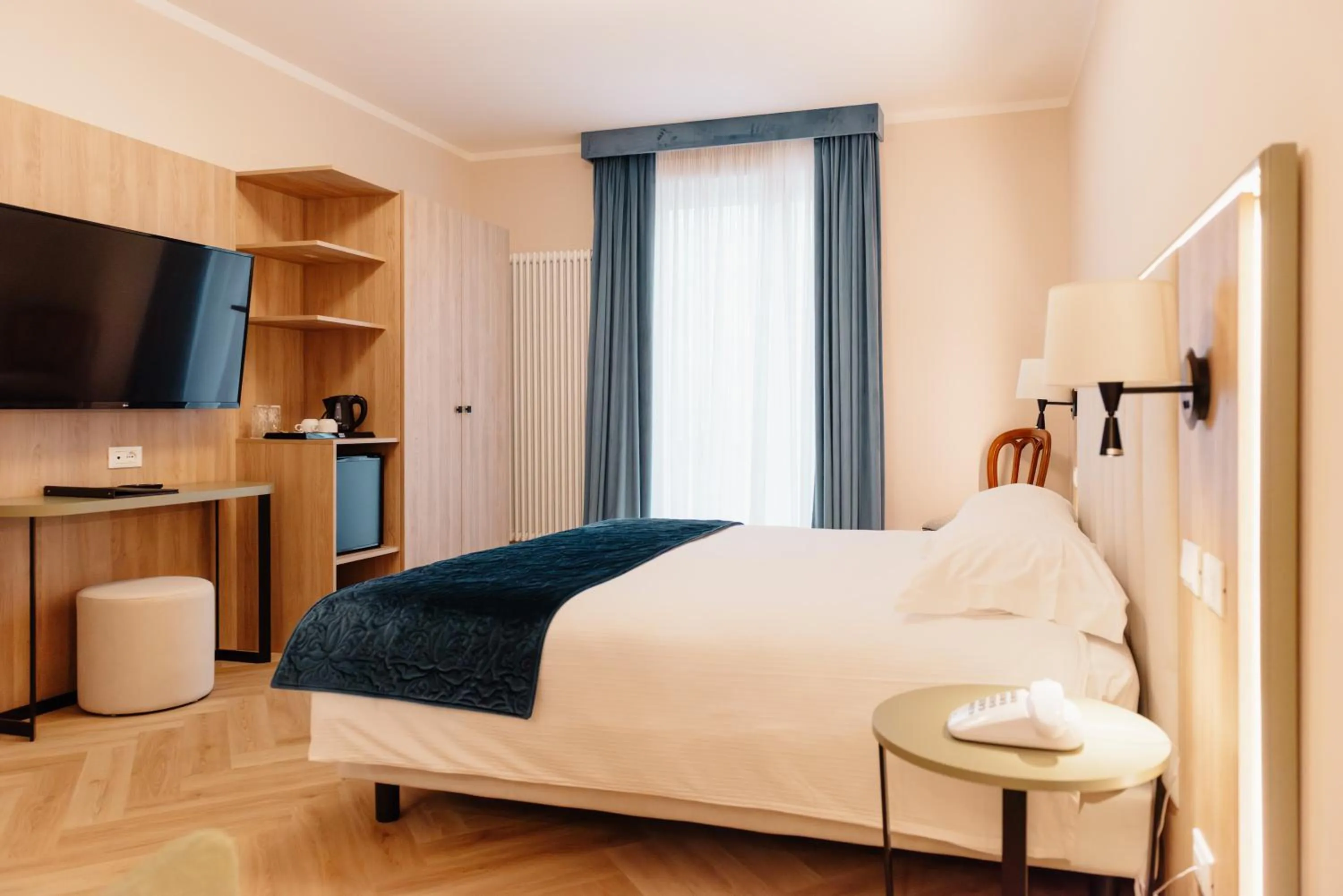 Bed in Hotel Due Palme