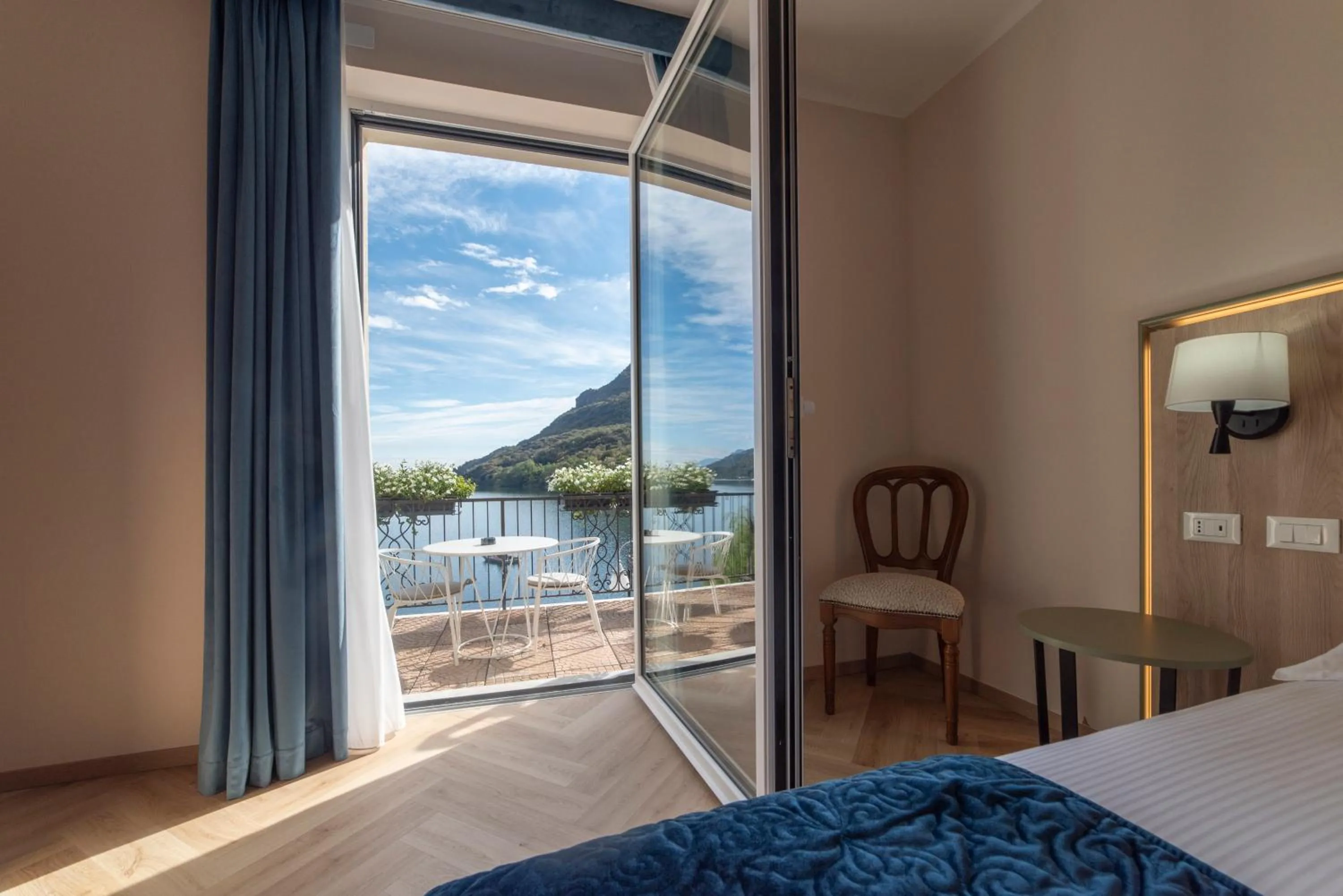 Bed in Hotel Due Palme