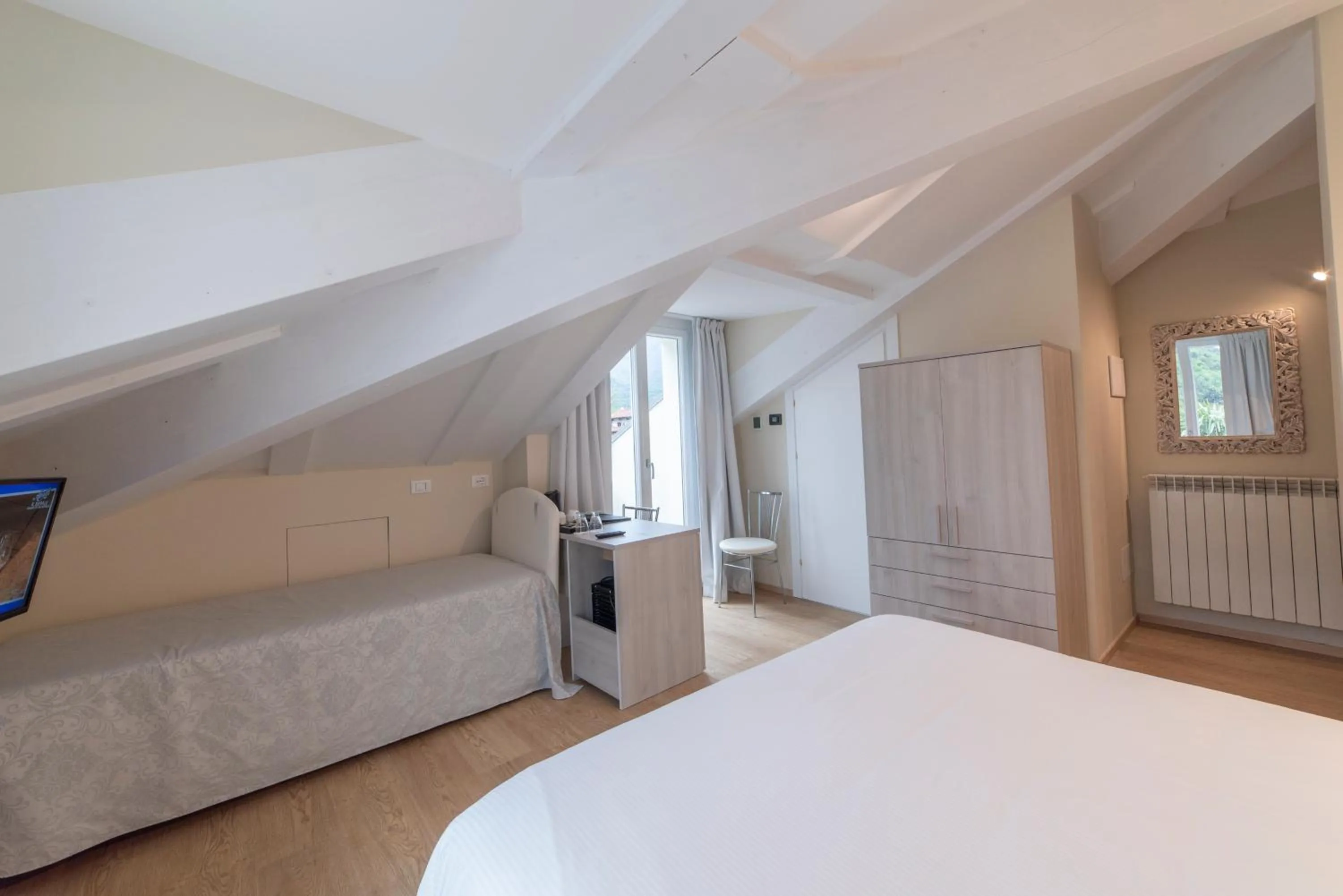 Bed in Hotel Due Palme