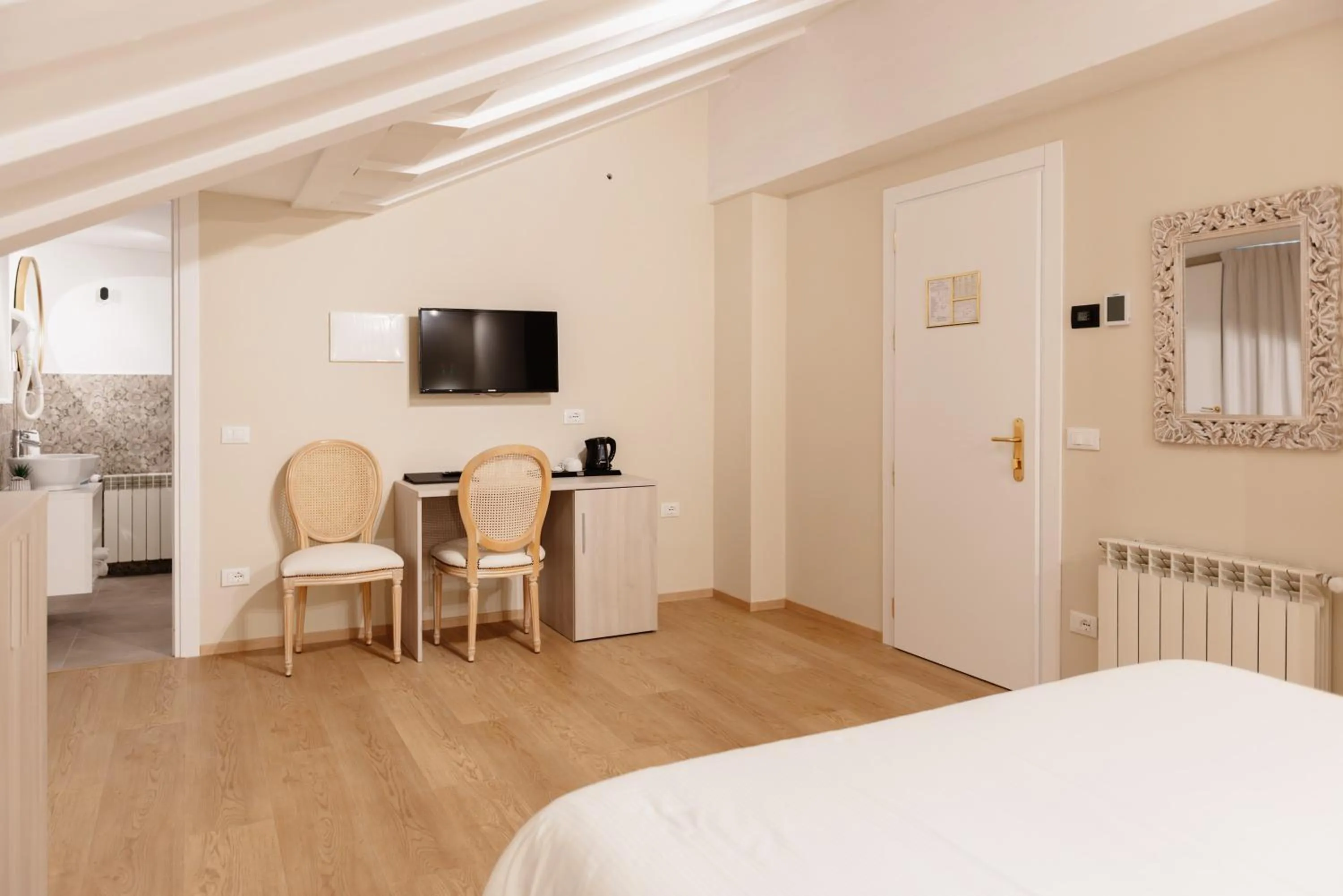 Bed in Hotel Due Palme