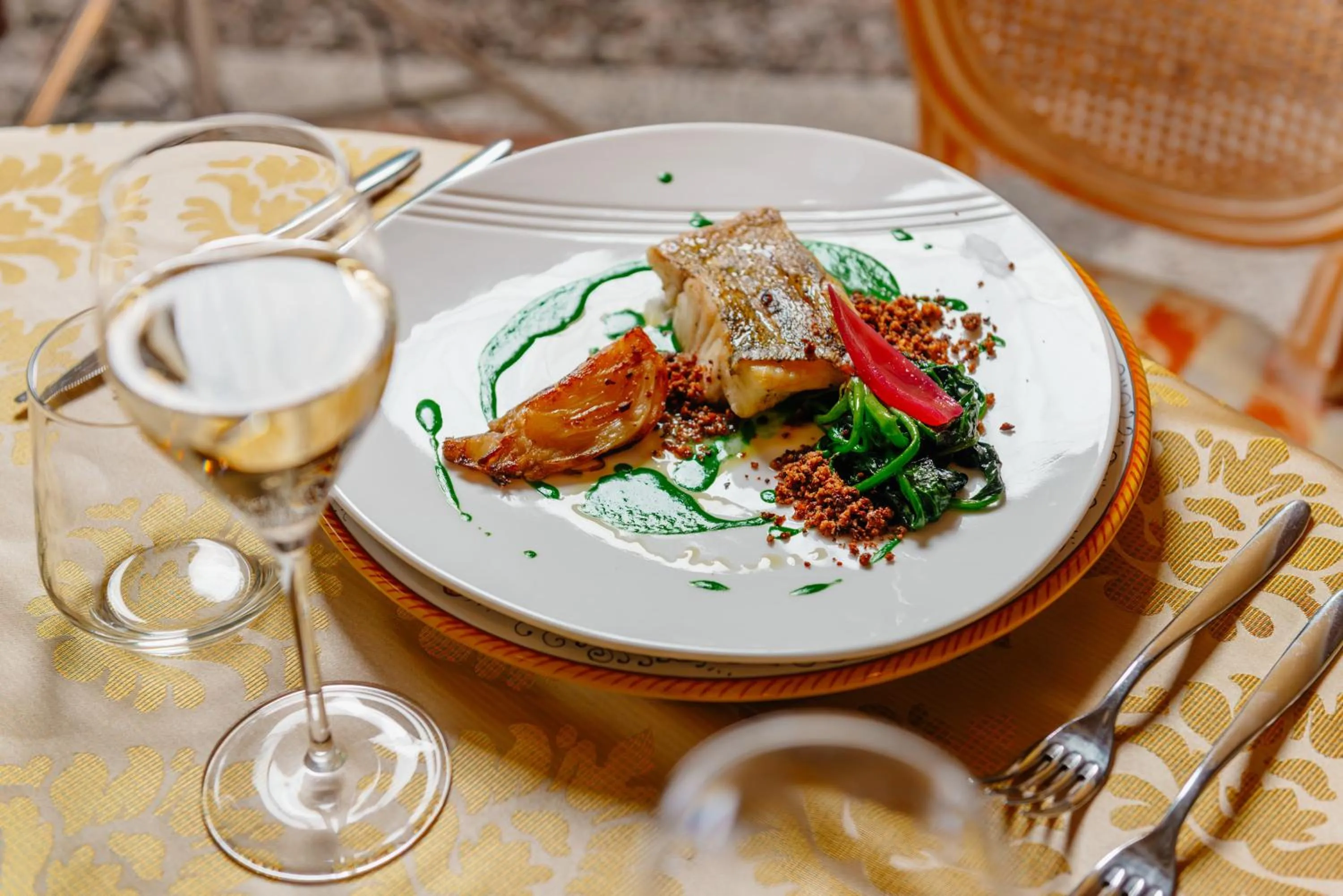 Restaurant/places to eat in Hotel Due Palme