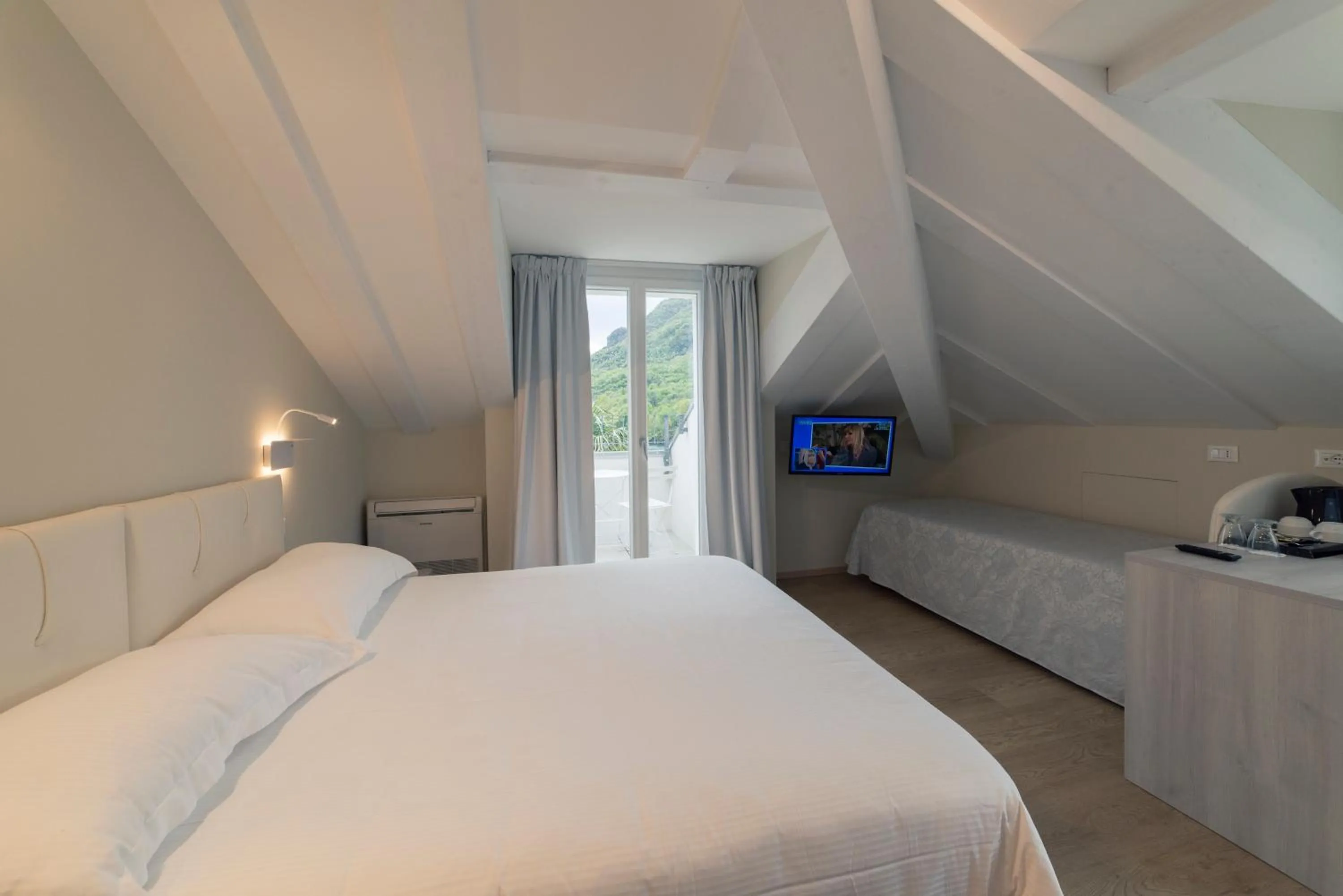 Bed in Hotel Due Palme