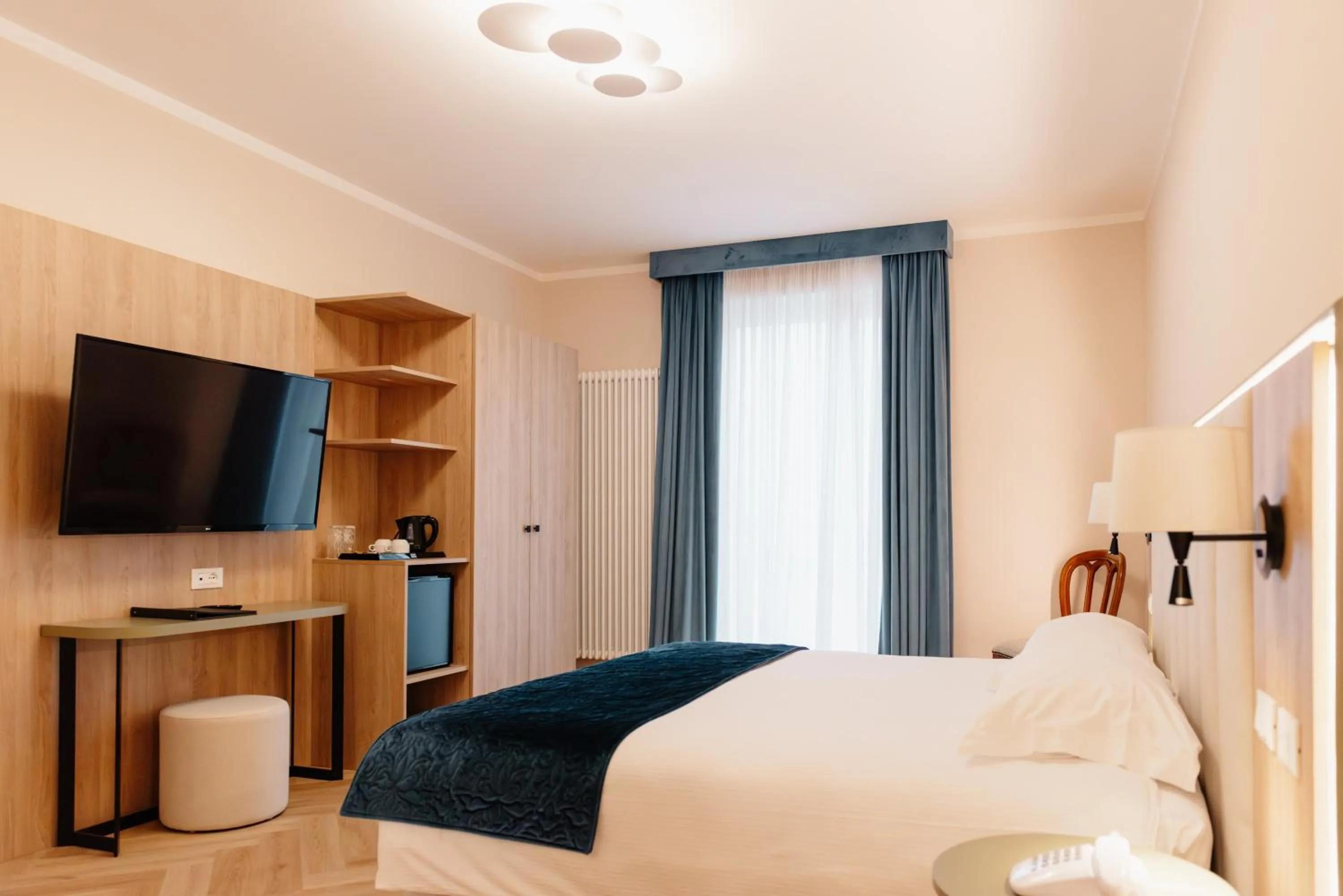 Bed in Hotel Due Palme