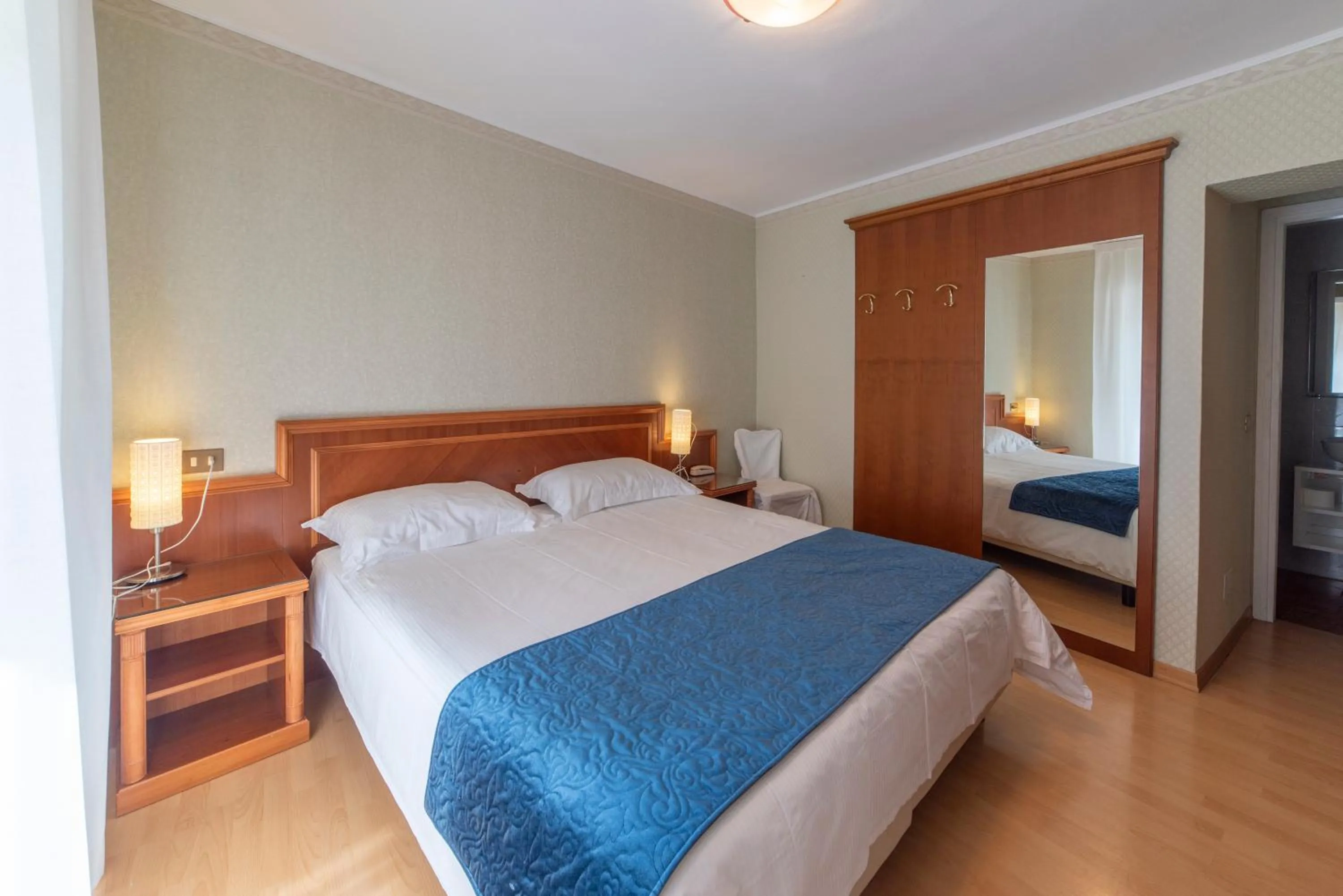 Bed in Hotel Due Palme