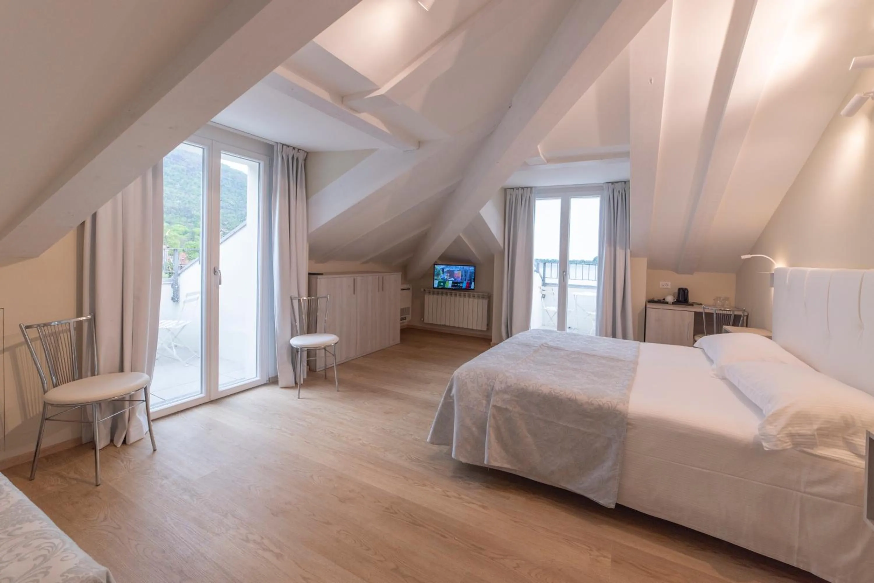 Bed in Hotel Due Palme