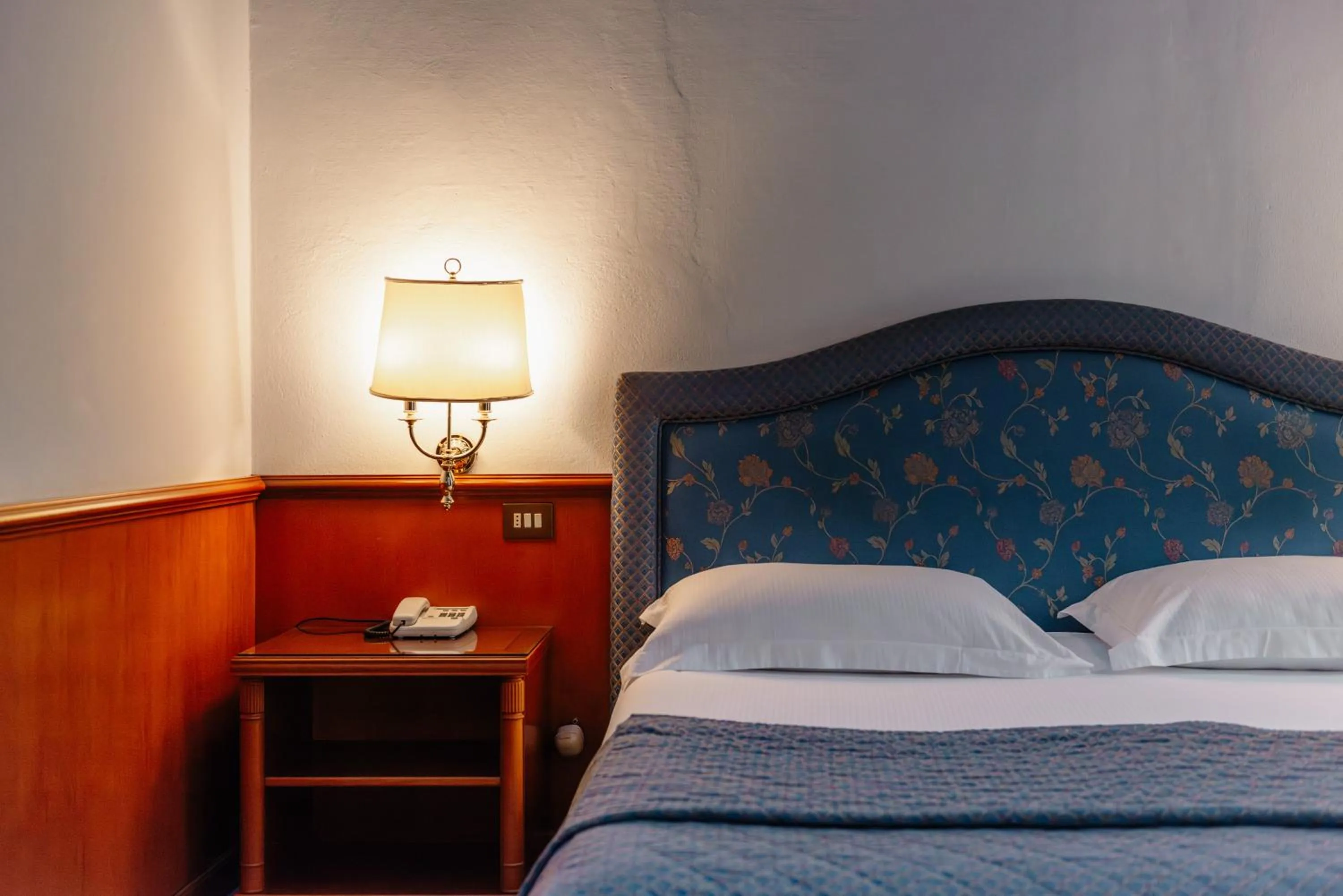 Bed in Hotel Due Palme