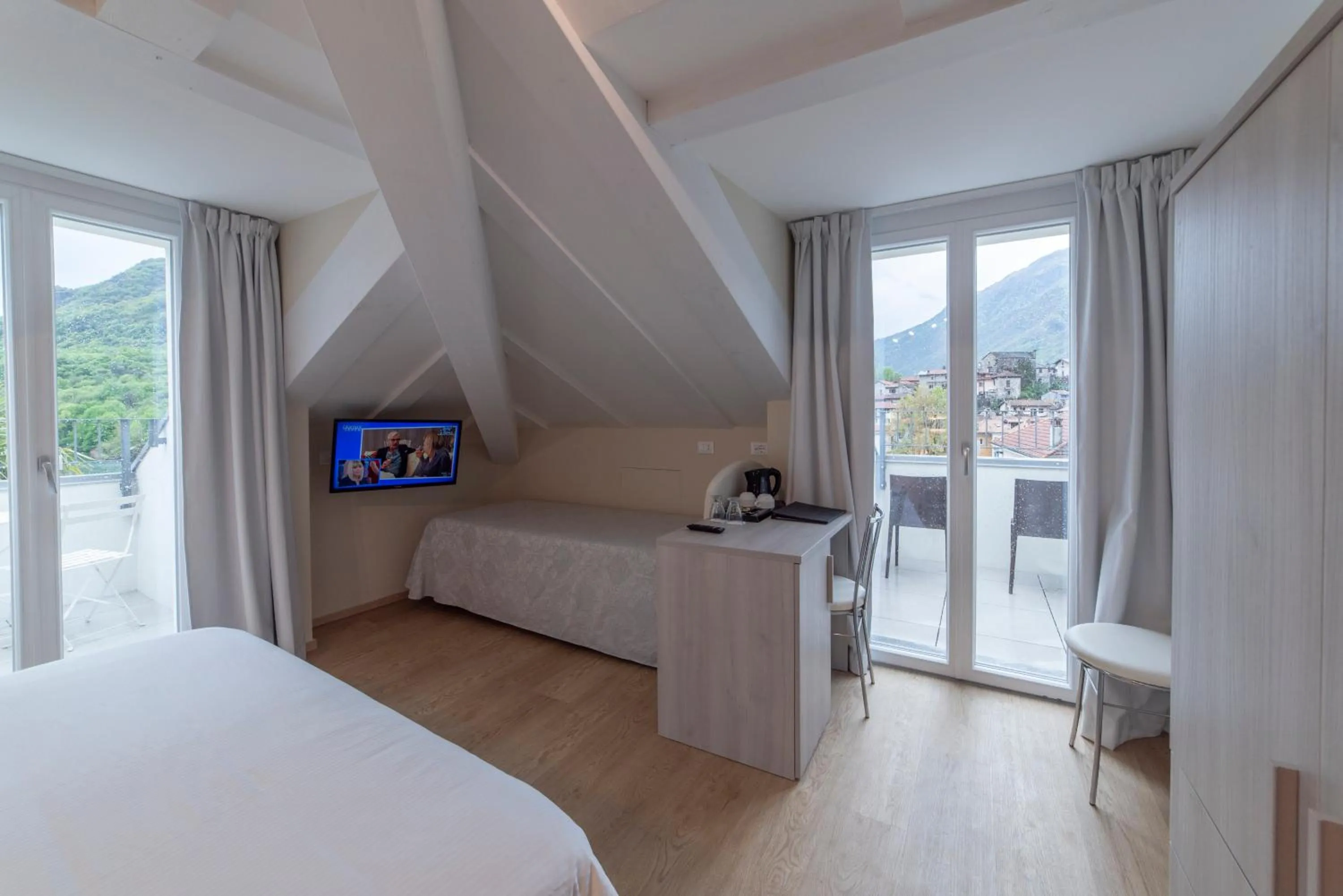 Bed in Hotel Due Palme