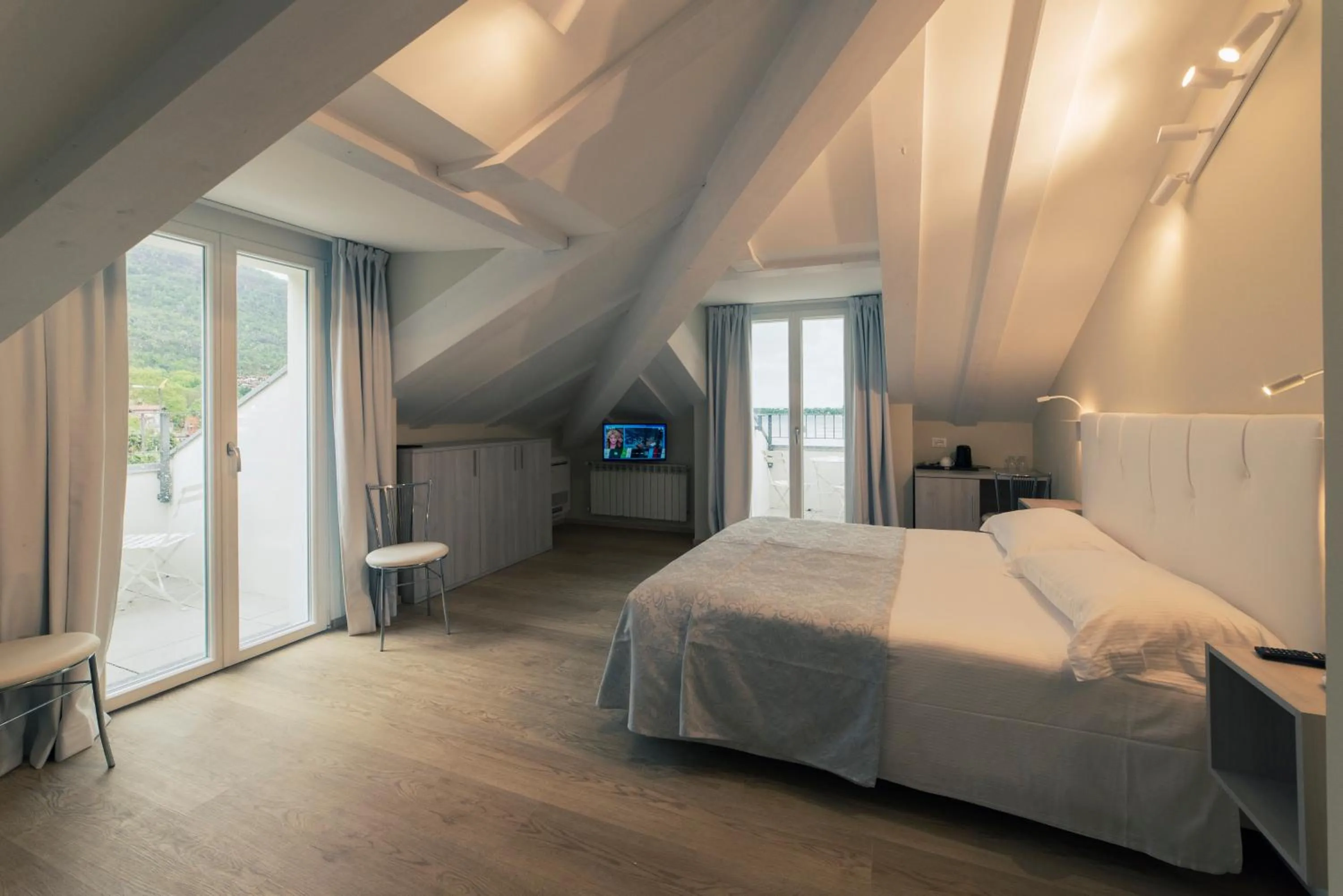 Bed in Hotel Due Palme