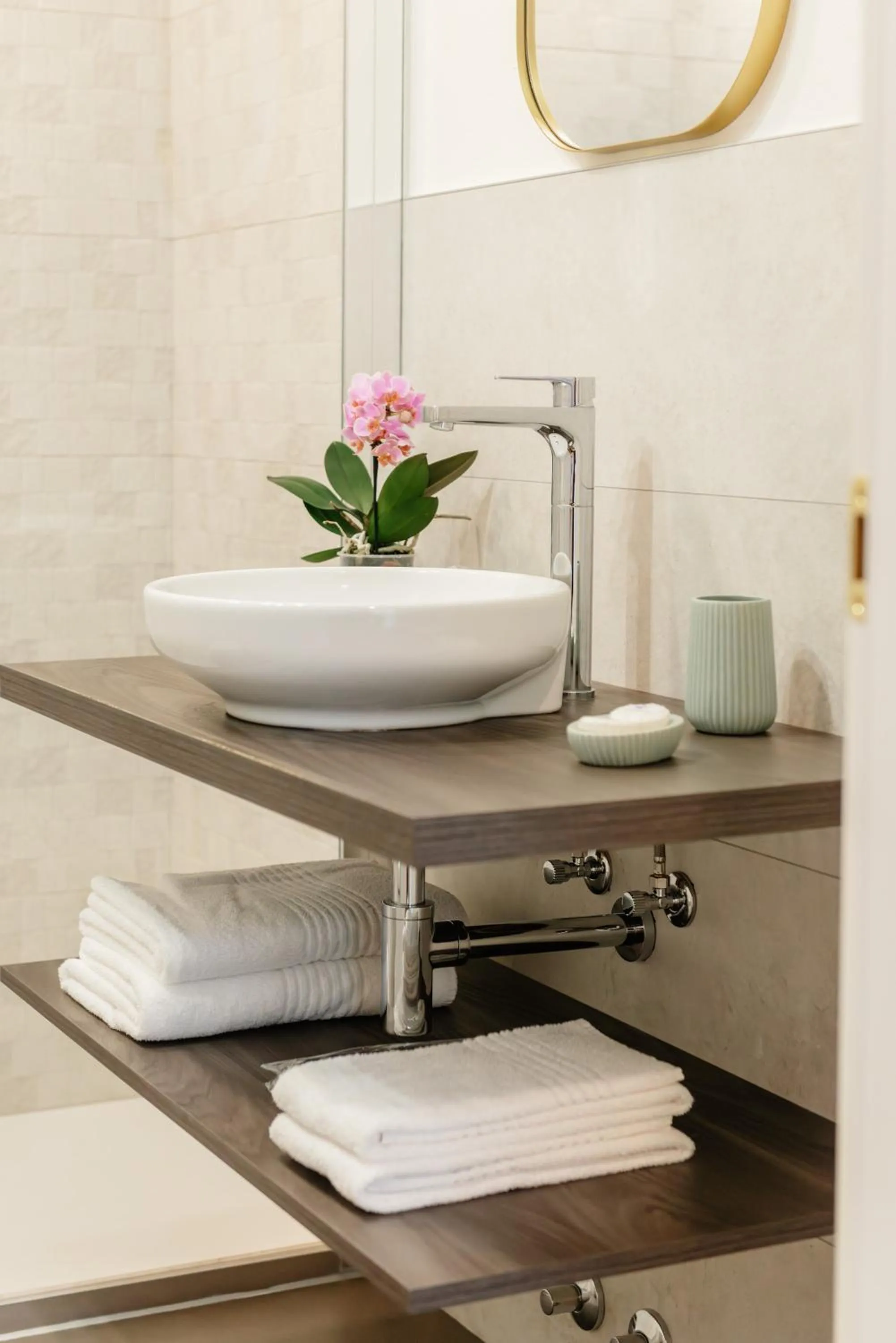 Bathroom in Hotel Due Palme