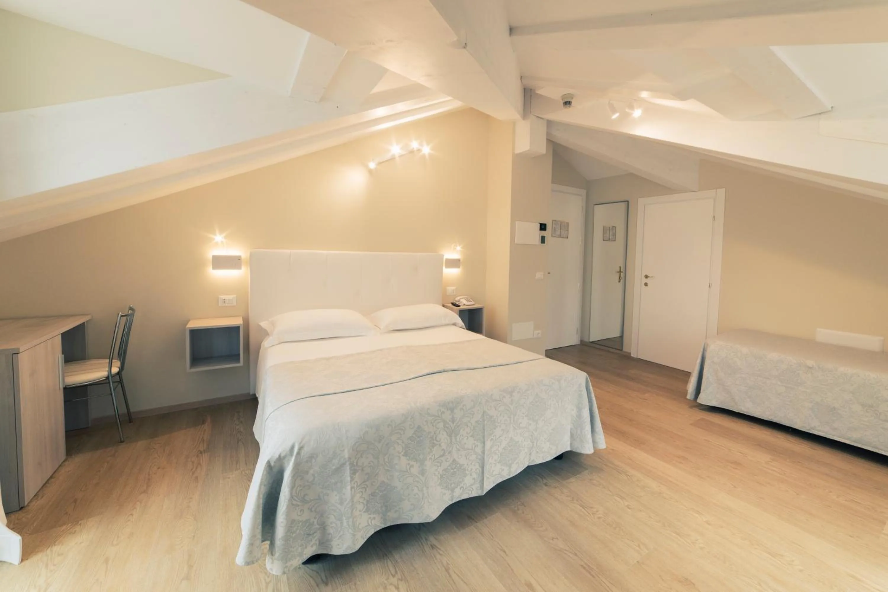 Bed in Hotel Due Palme