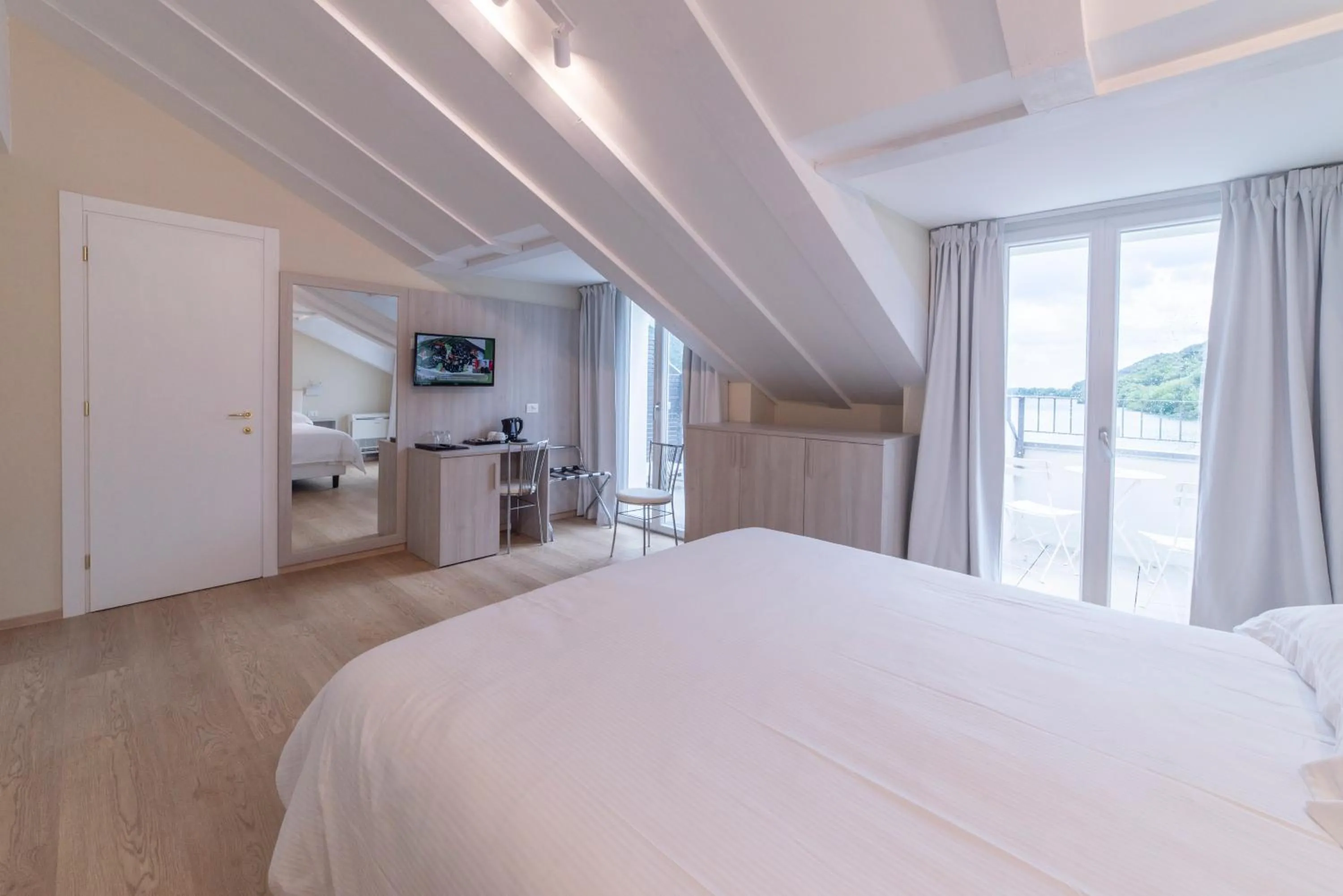 Bed in Hotel Due Palme