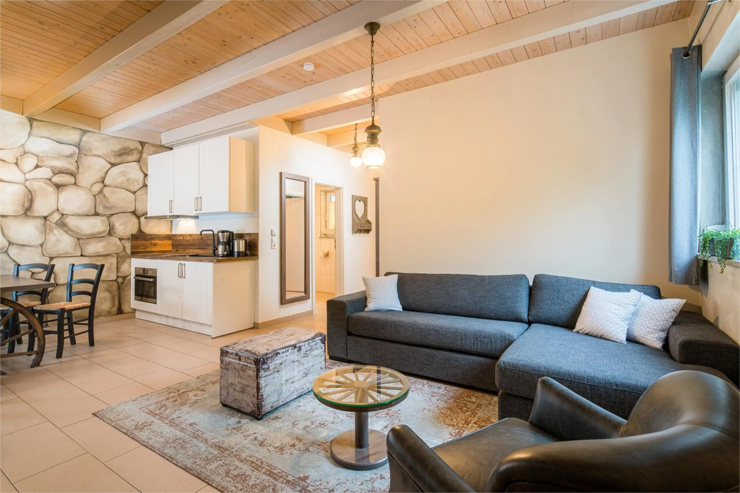 Living room in Hotel Hofgut Tiergarten