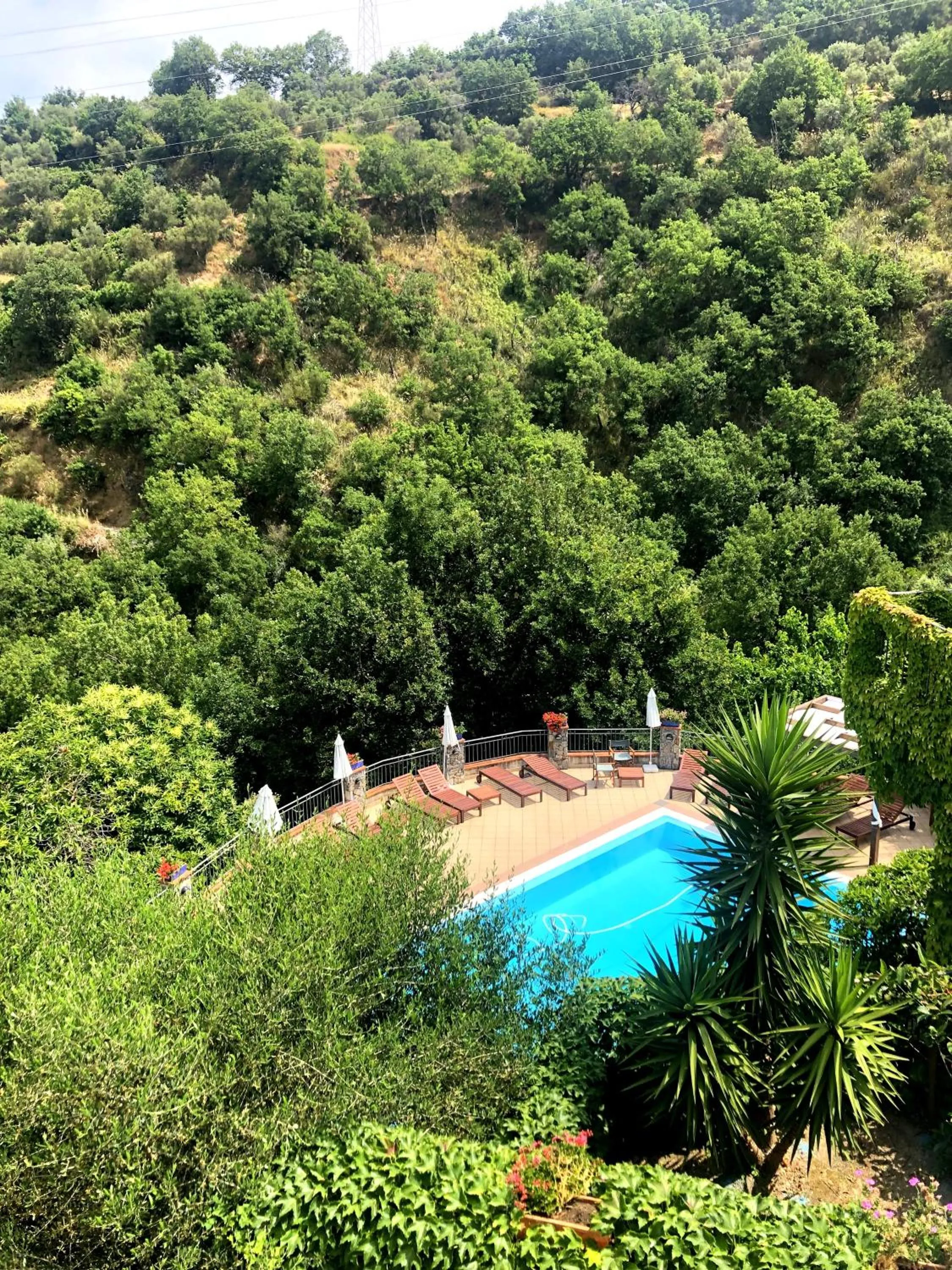 Pool view in Borgo San Francesco