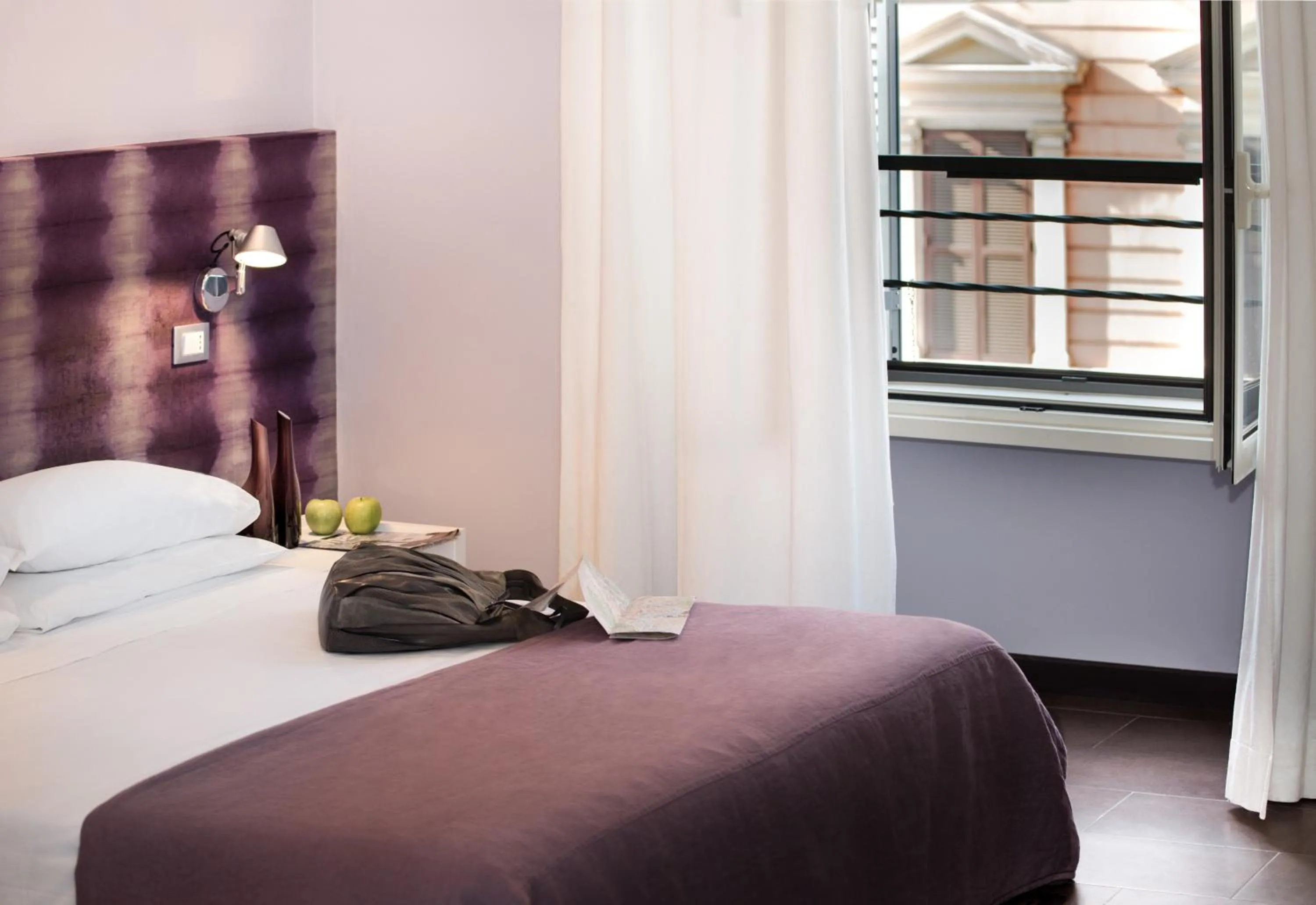 Decorative detail, Bed in La Cupola del Vaticano