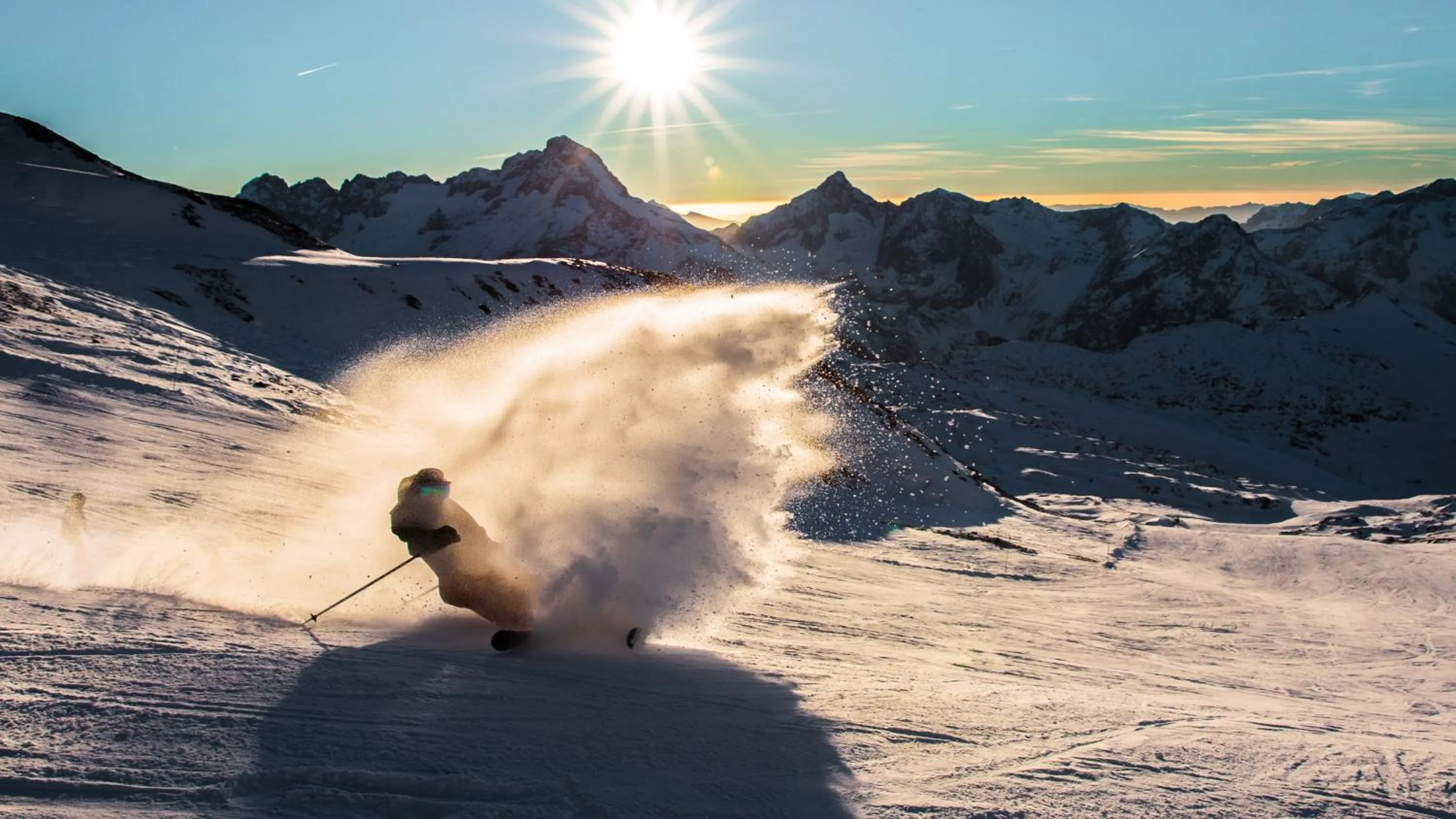 Skiing in Hotel Les Flocons