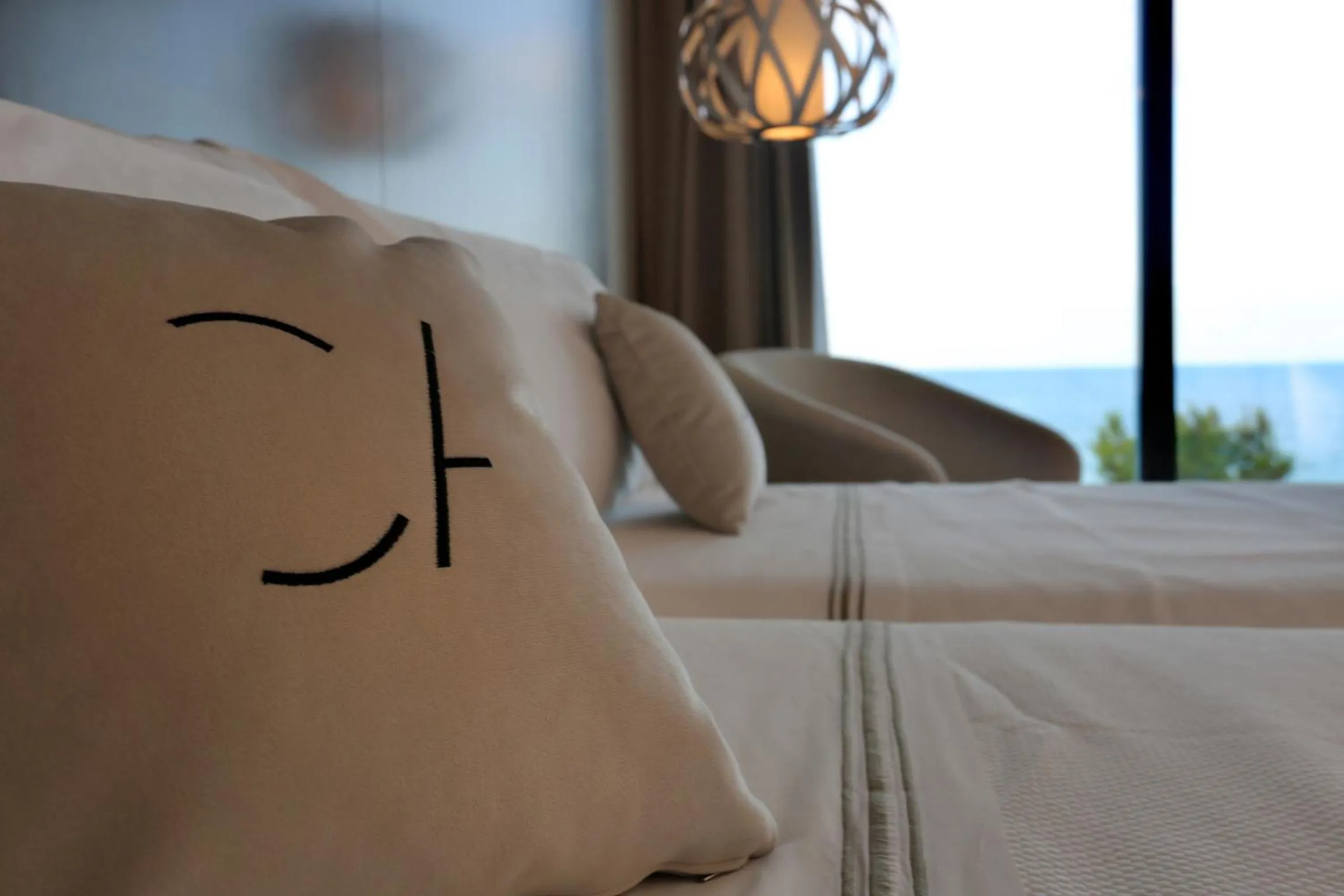 Bed in Cosmo Apartments Platja d'Aro