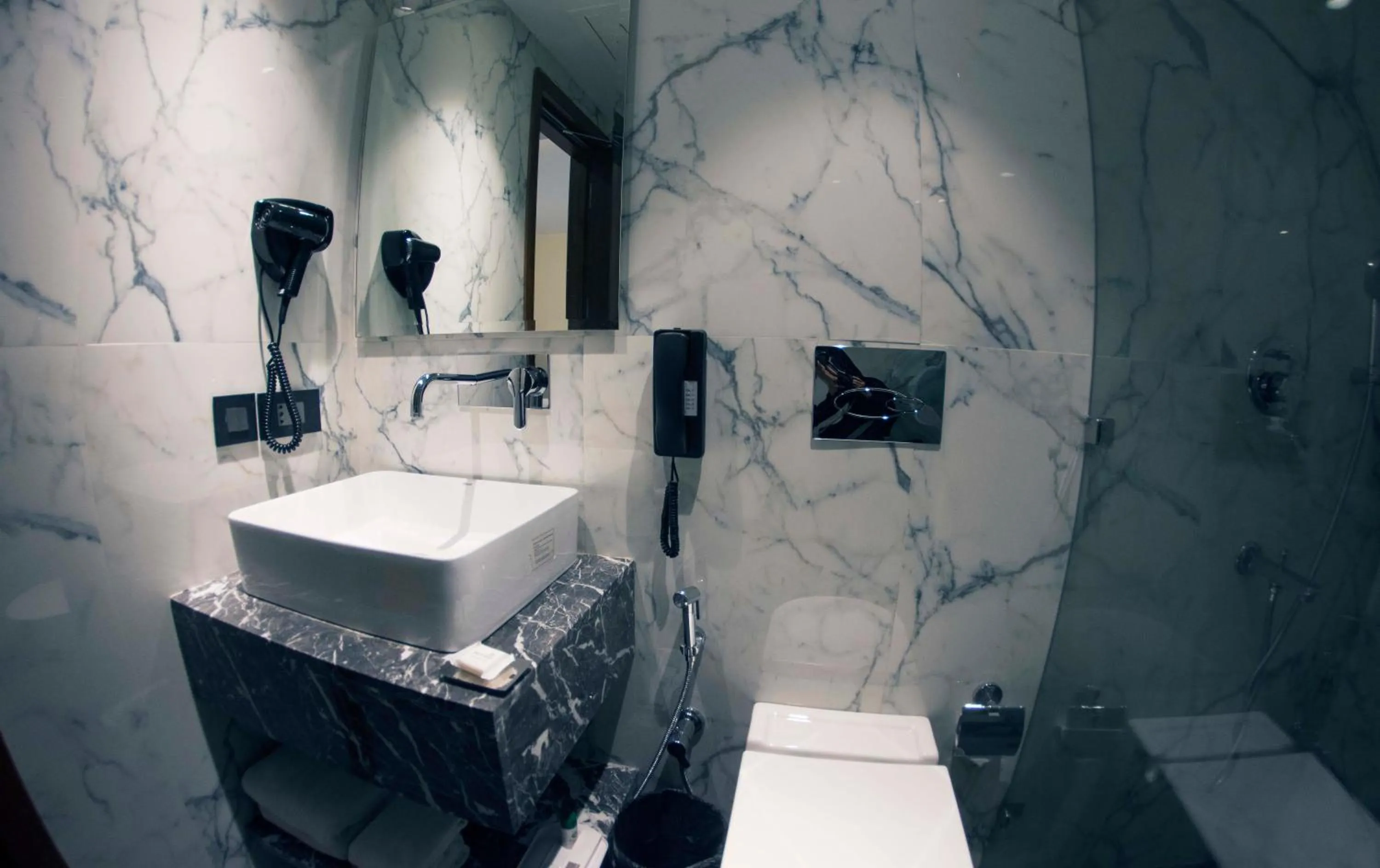 Bathroom in Connaught Royale Delhi