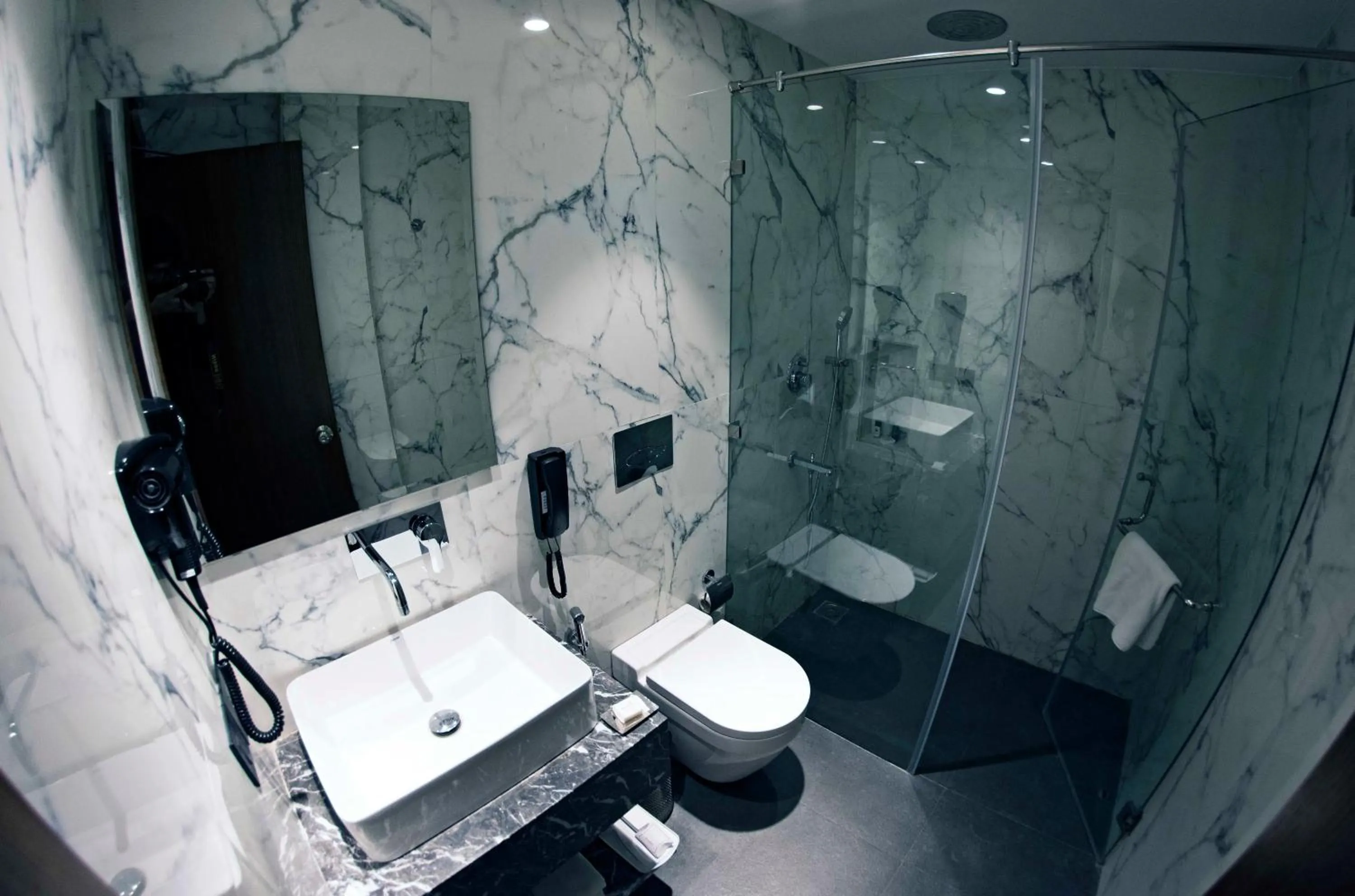 Bathroom in Connaught Royale Delhi