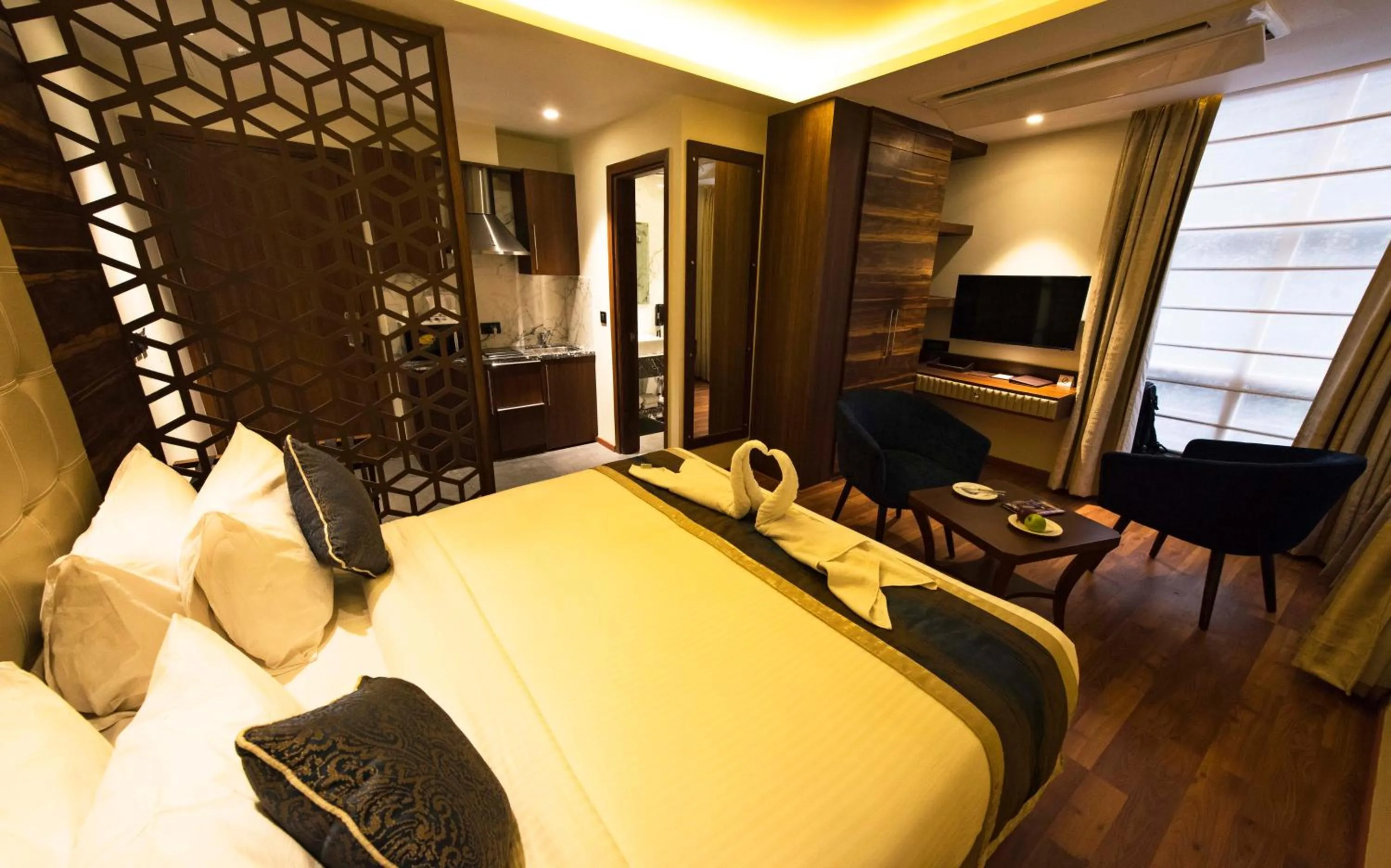 Bedroom in Connaught Royale Delhi