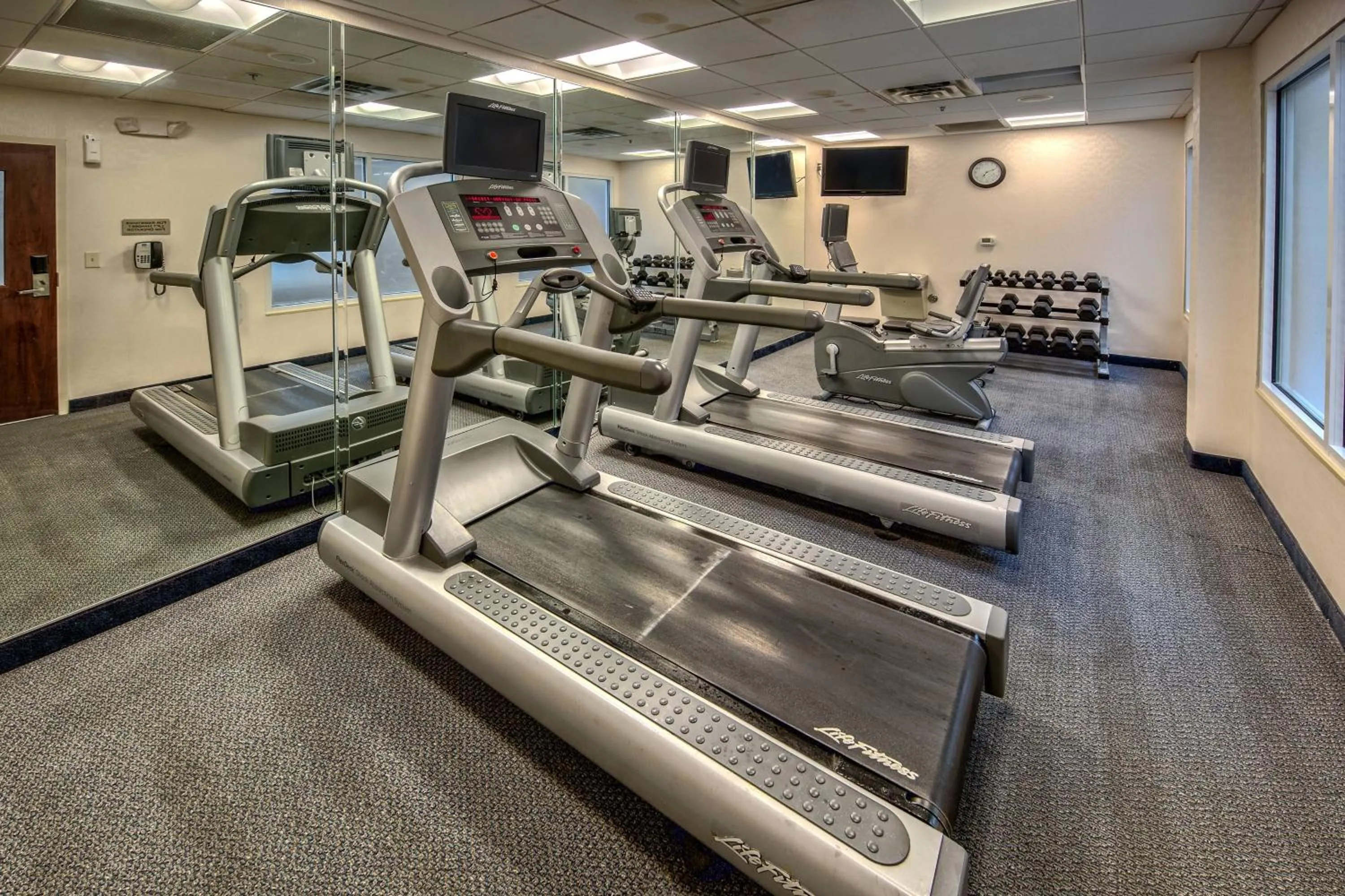 Fitness centre/facilities in SpringHill Suites by Marriott New Bern