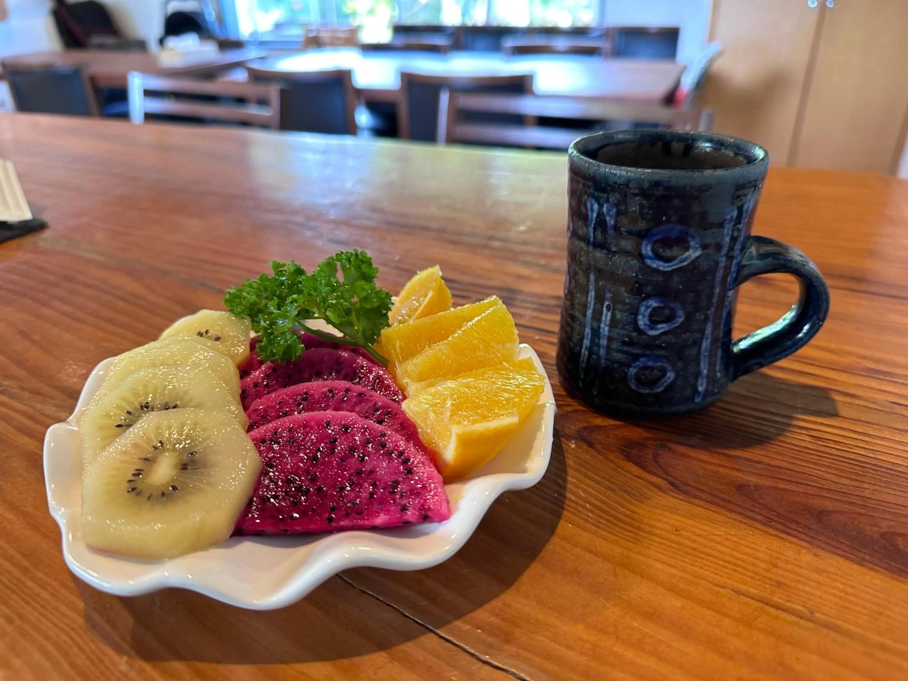 Breakfast in Arimabaru Beach Resort