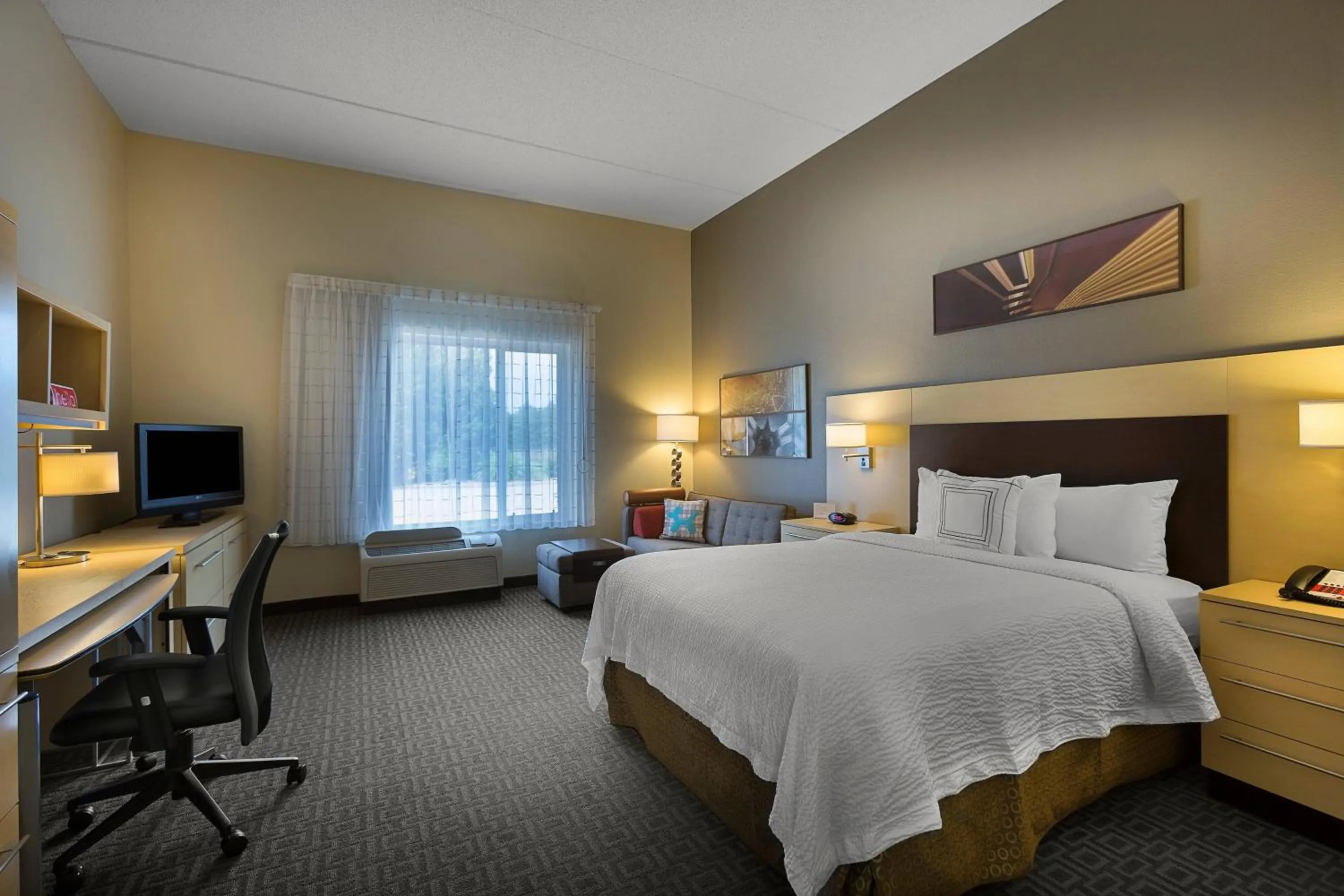 Bedroom, Bed in TownePlace Suites by Marriott Rock Hill