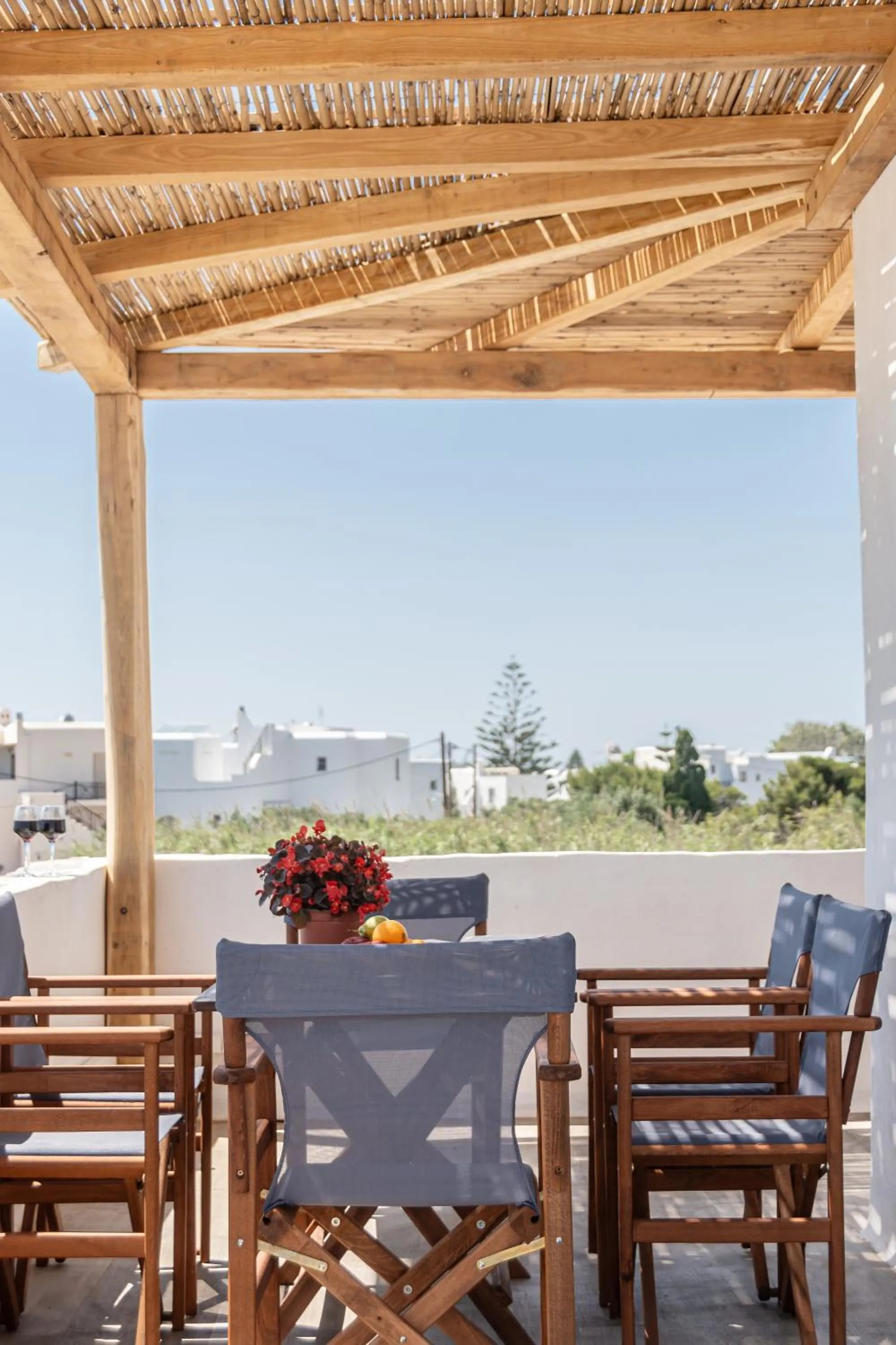 Balcony/Terrace in Naxian Queen Luxury Villas & Suites