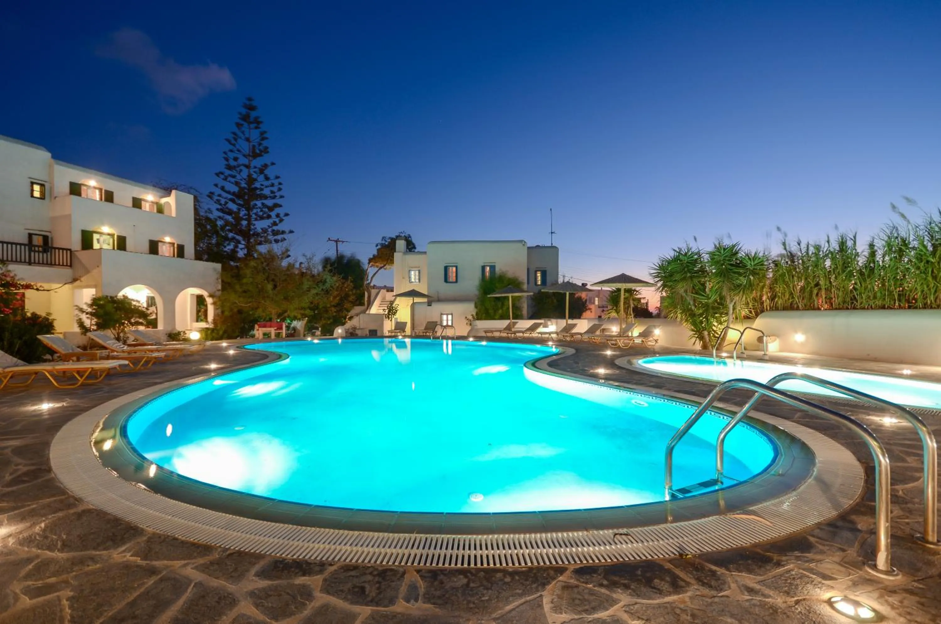 Pool view in Naxian Queen Luxury Villas & Suites