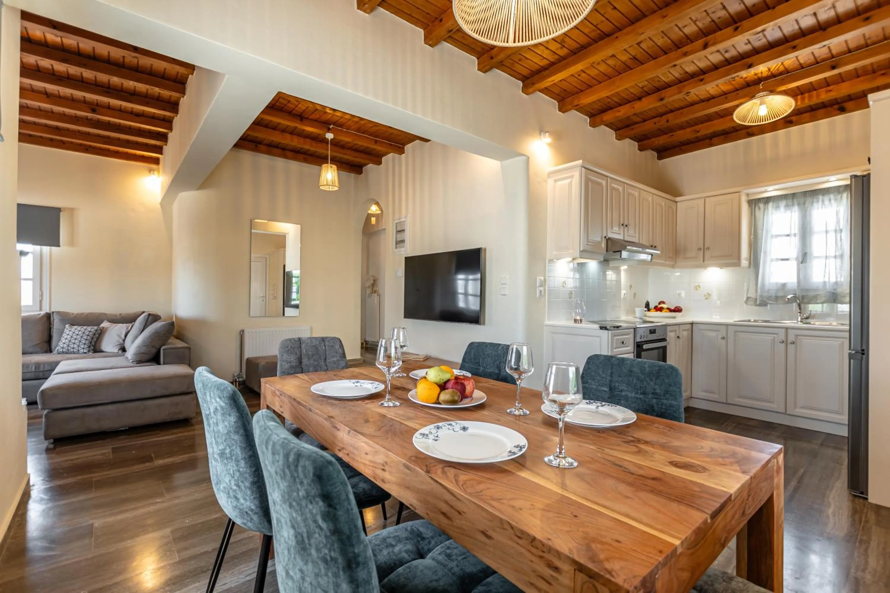 Living room in Naxian Queen Luxury Villas & Suites