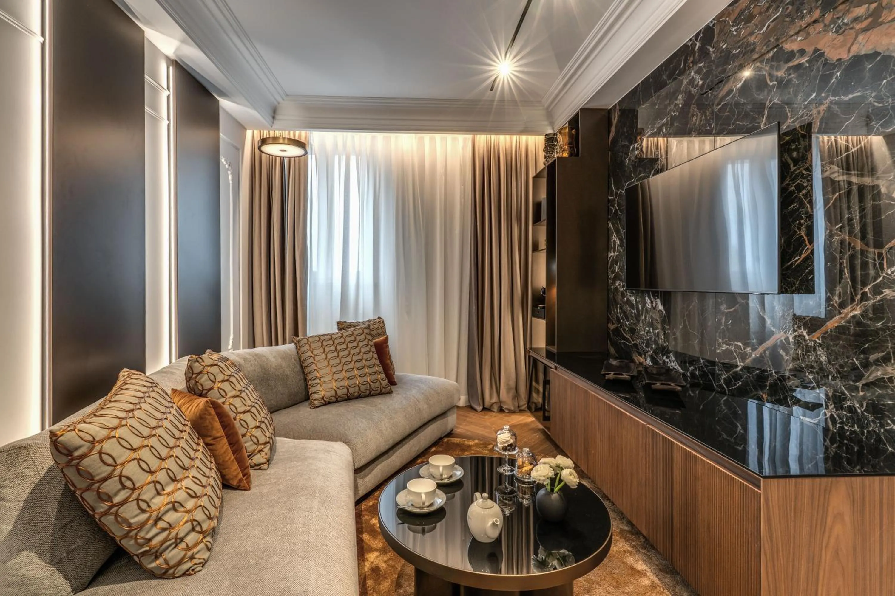 Living room in Eitch Borromini Palazzo Pamphilj