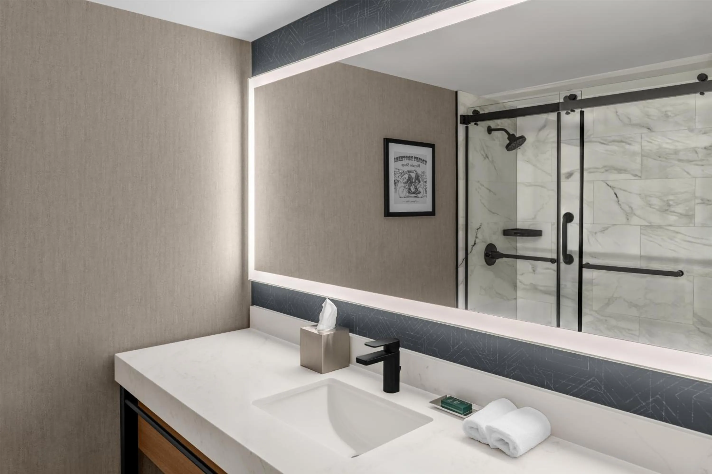 Bathroom in DoubleTree by Hilton Dayton Fairborn