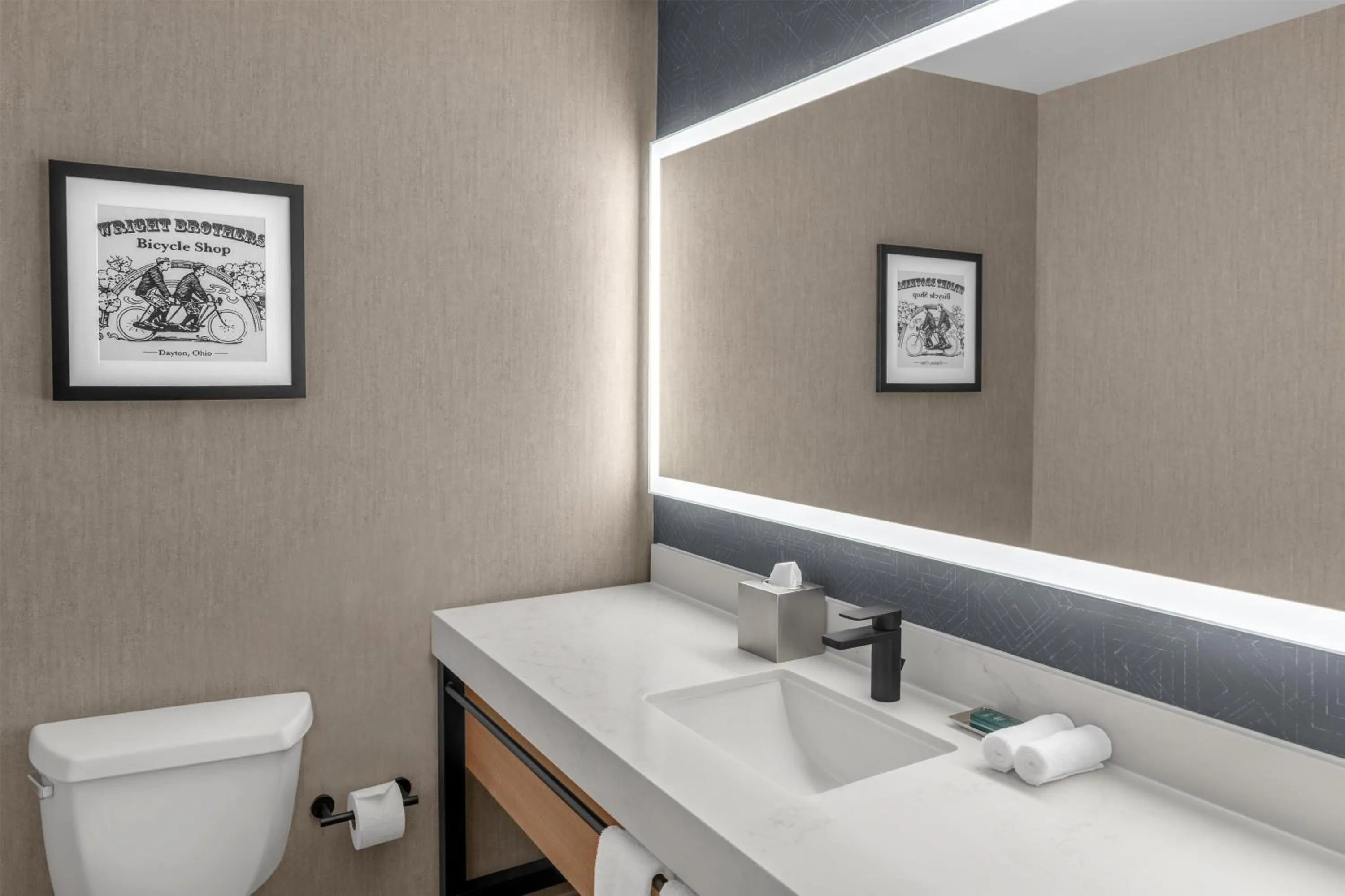 Bathroom in DoubleTree by Hilton Dayton Fairborn