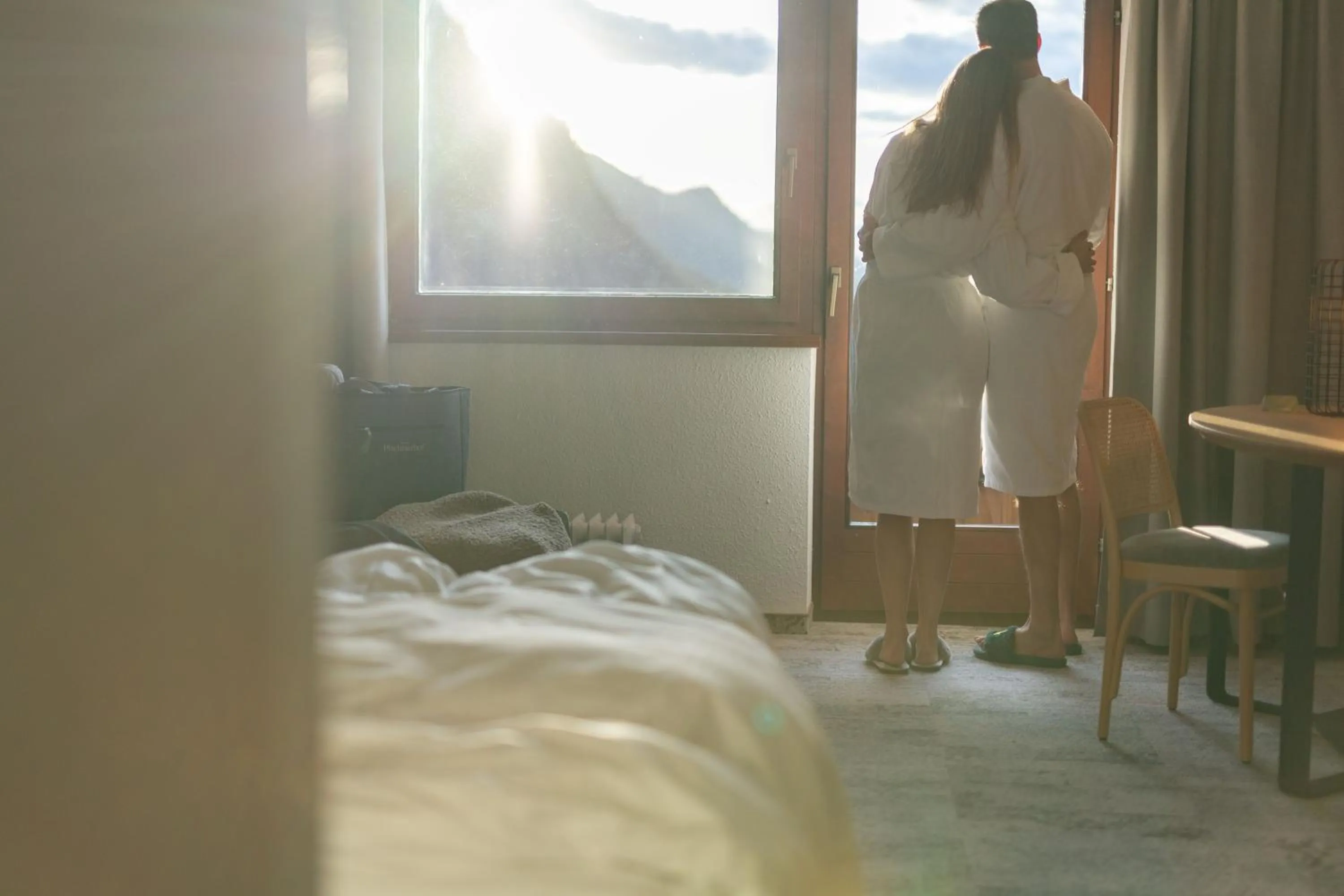 Bed in Hotel Pirchnerhof