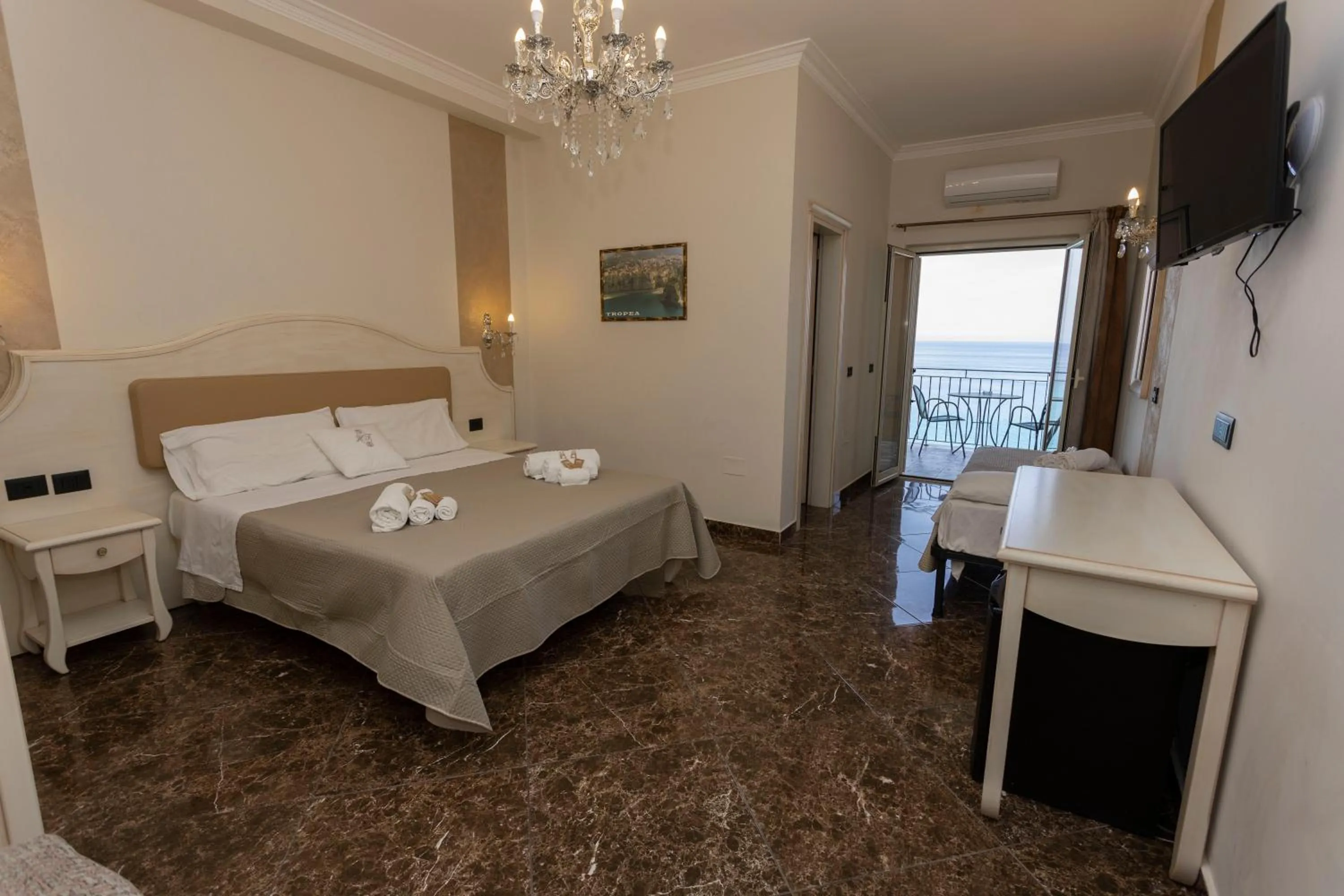 Bed in Hotel Terrazzo Sul Mare