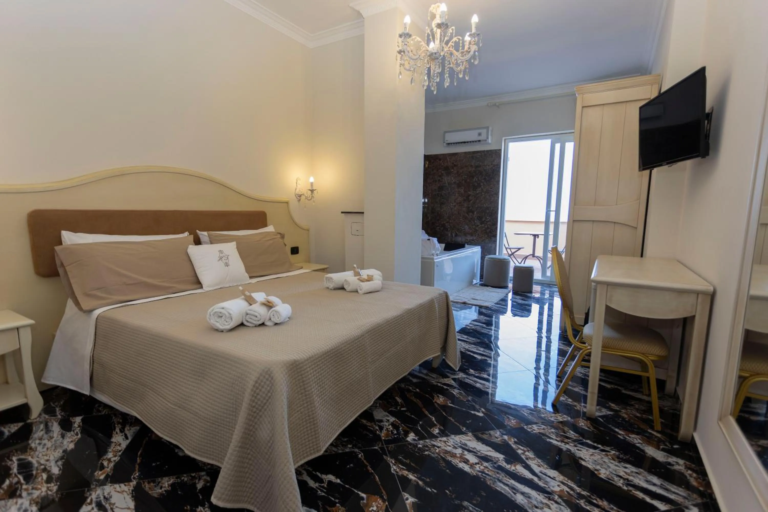 Bed in Hotel Terrazzo Sul Mare