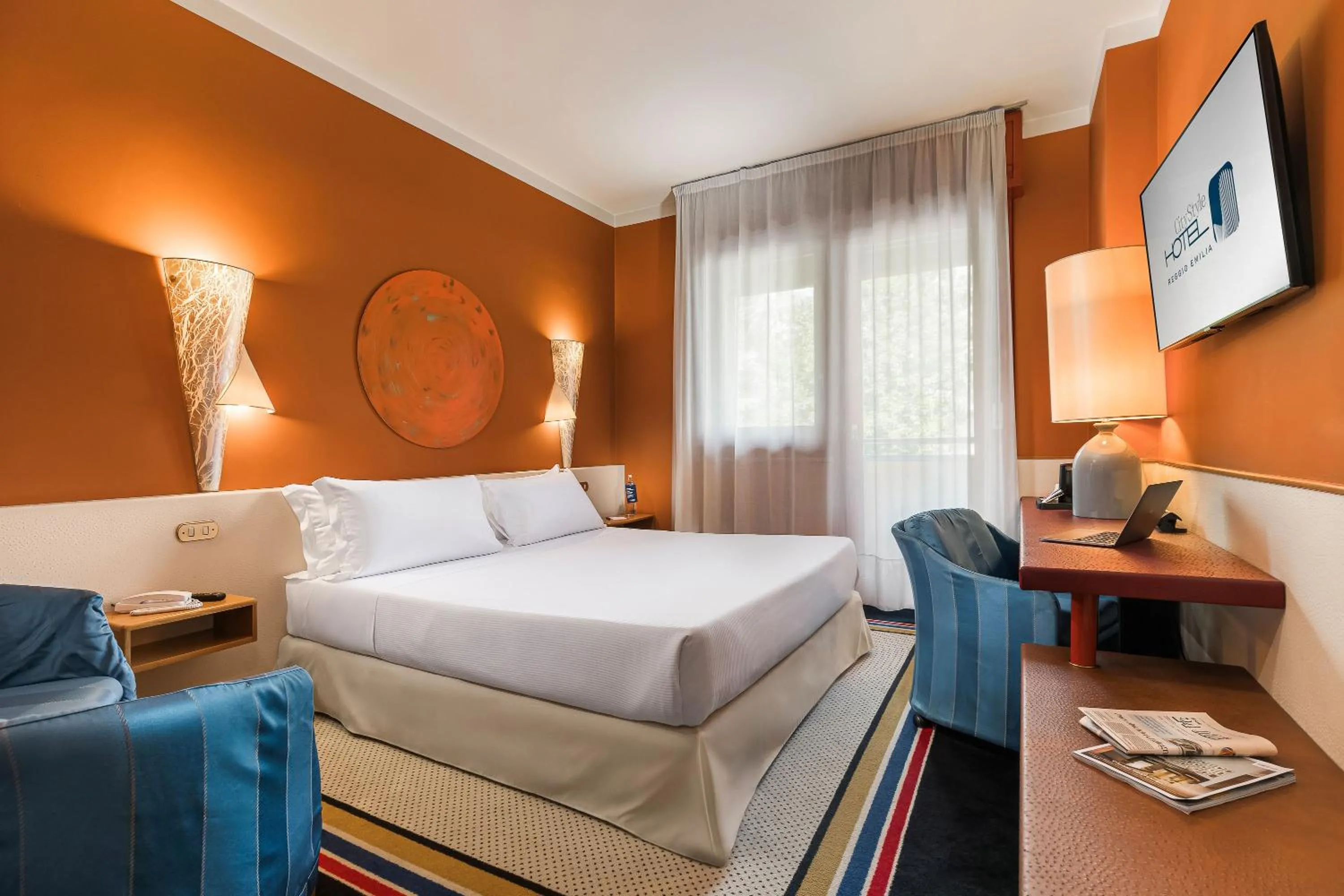 Bed in City Style Hotel Reggio Emilia