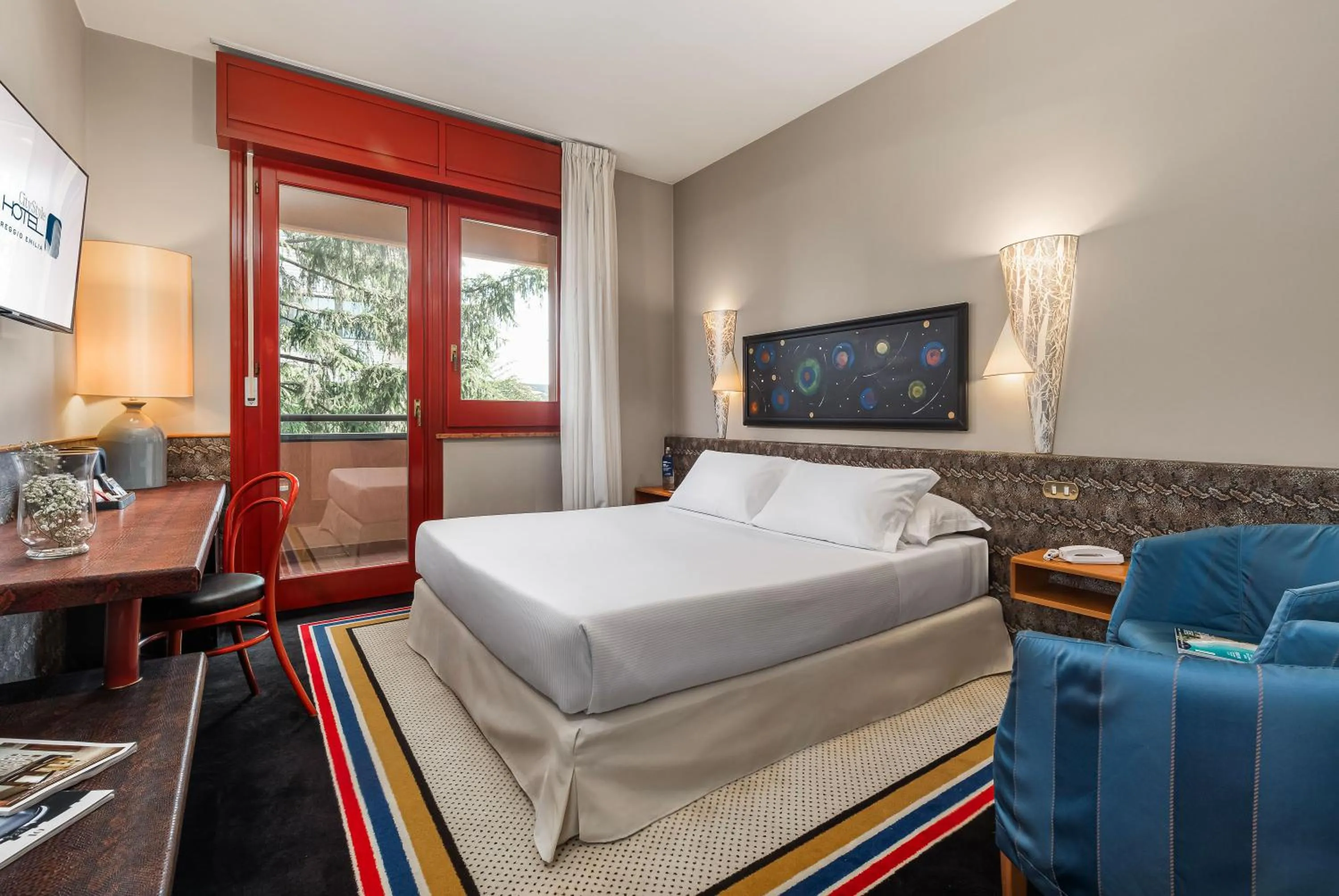 Bed in City Style Hotel Reggio Emilia