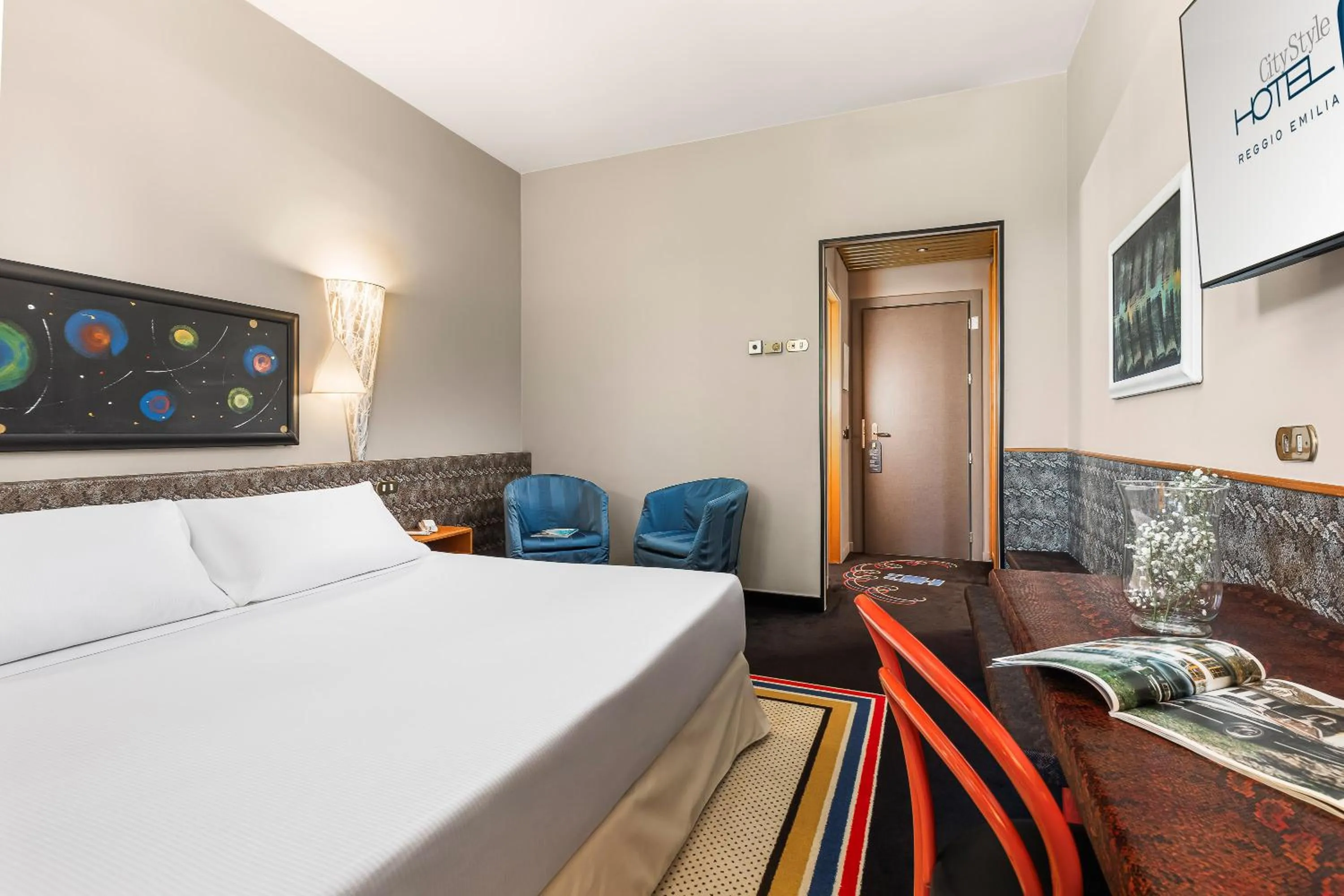 Bed in City Style Hotel Reggio Emilia