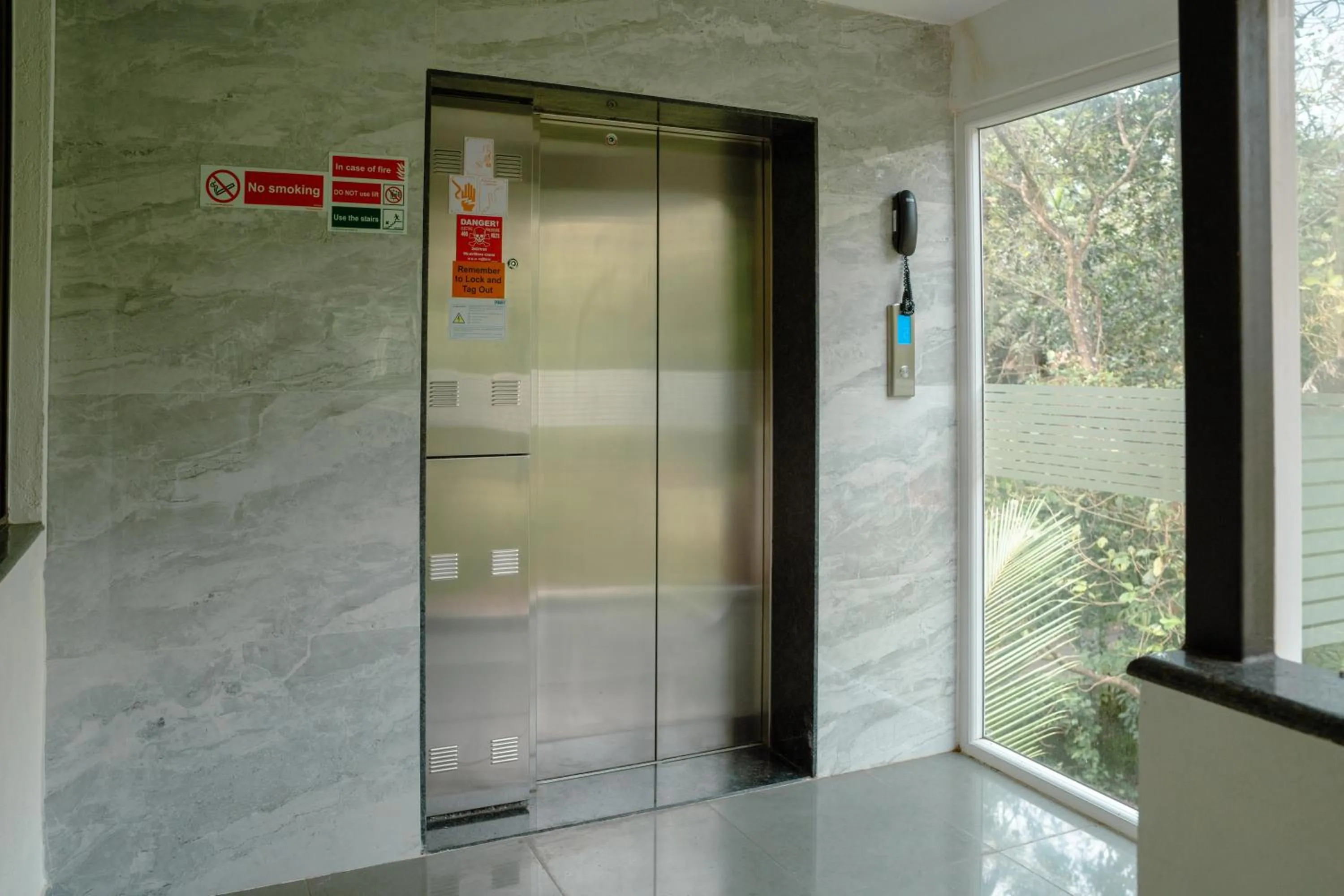 elevator in Nanu Beach Resort & Spa