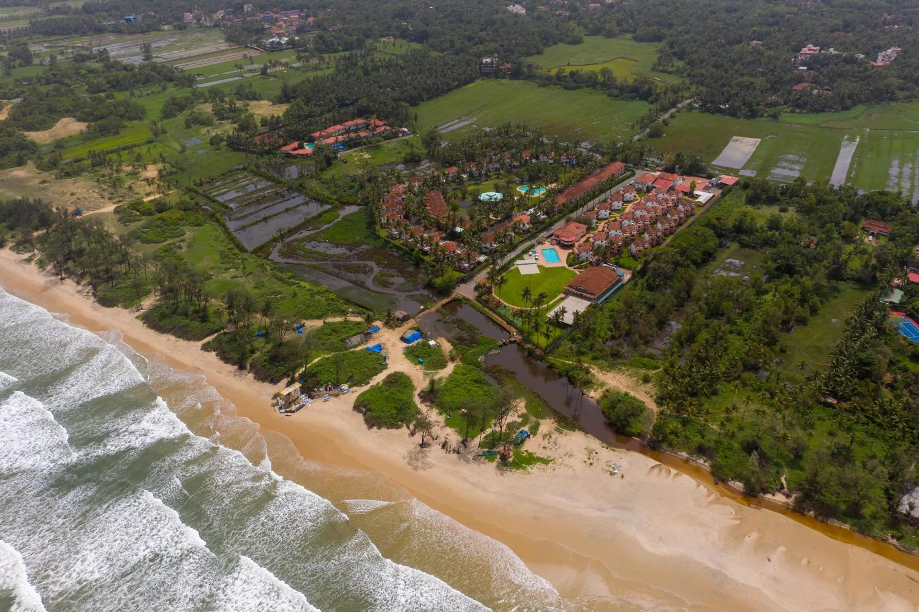 Bird's eye view in Nanu Beach Resort & Spa