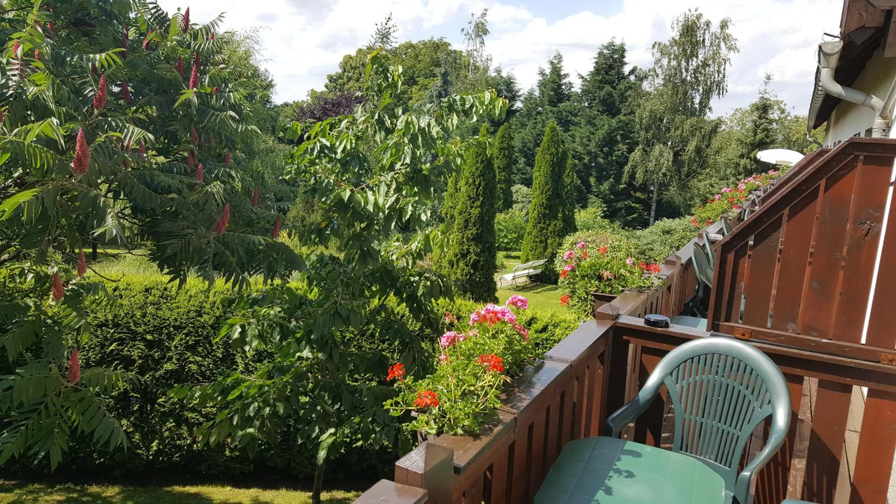 Garden view in Jägerheim Löbsal