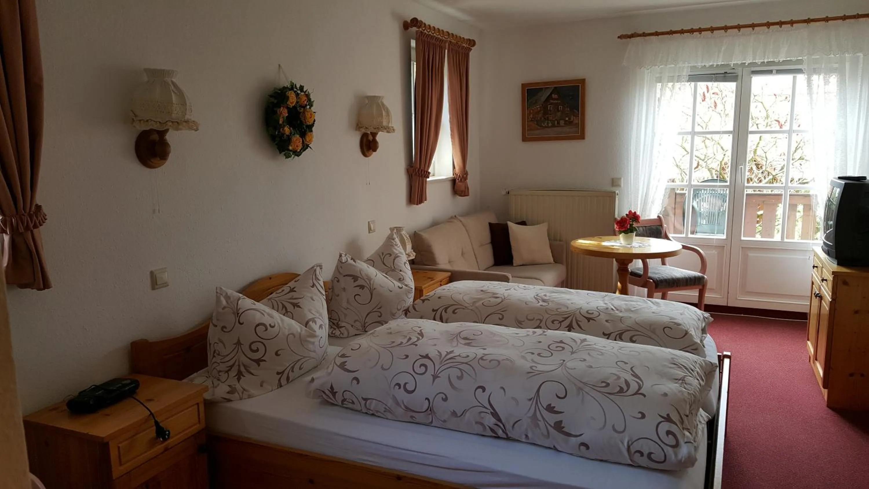 Decorative detail, Bed in Jägerheim Löbsal