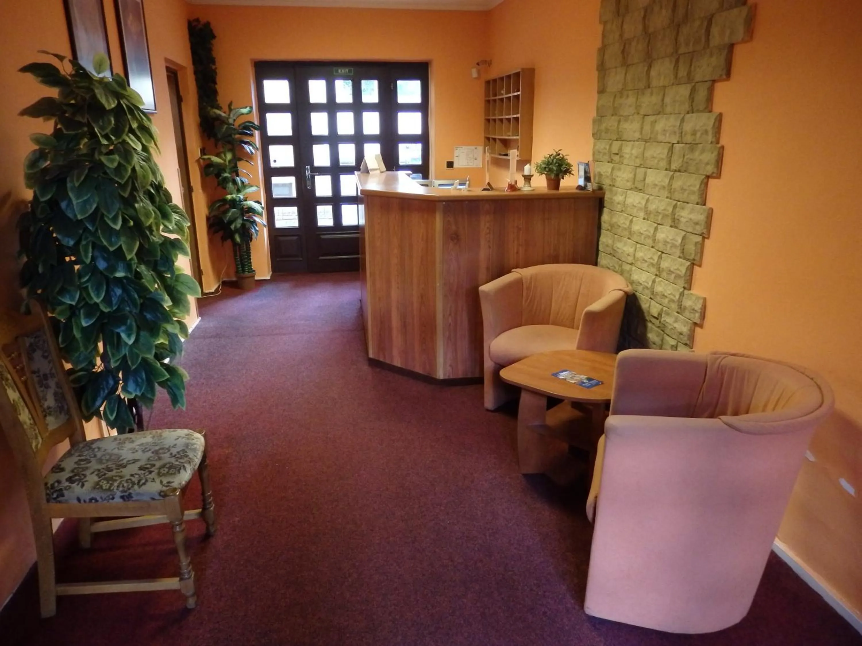 Lobby or reception in Hotel Zlatý Kříž