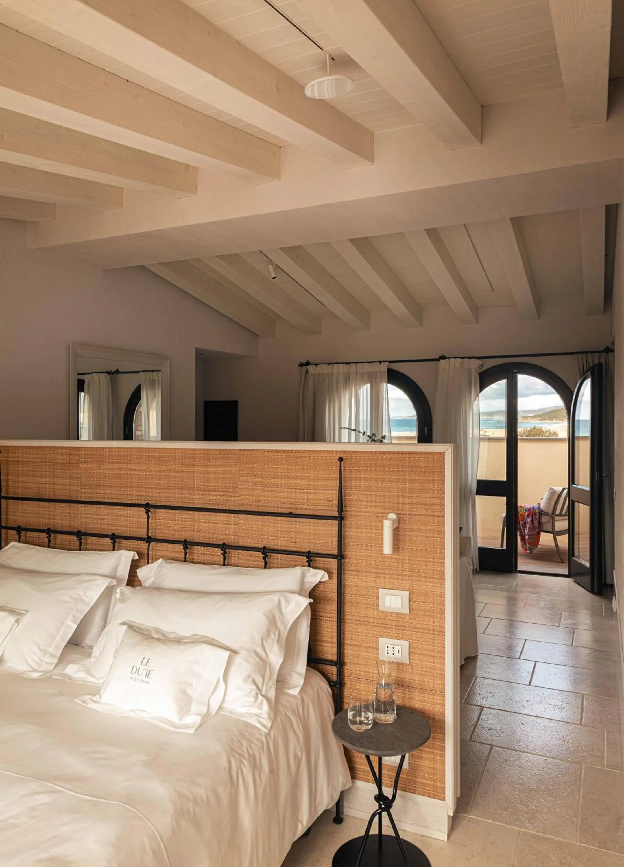 Bed in Hotel Le Dune Piscinas