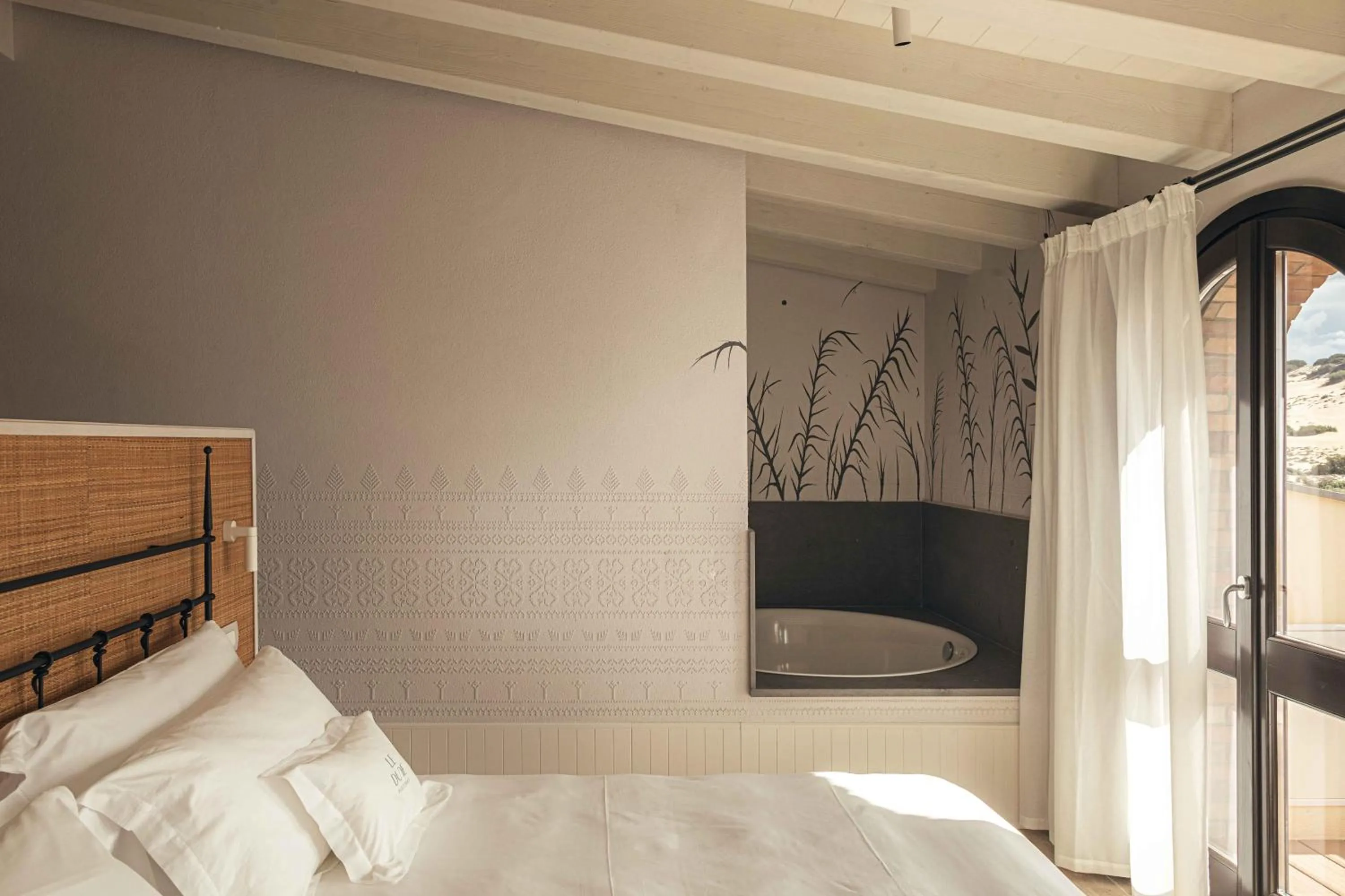 Bed in Hotel Le Dune Piscinas