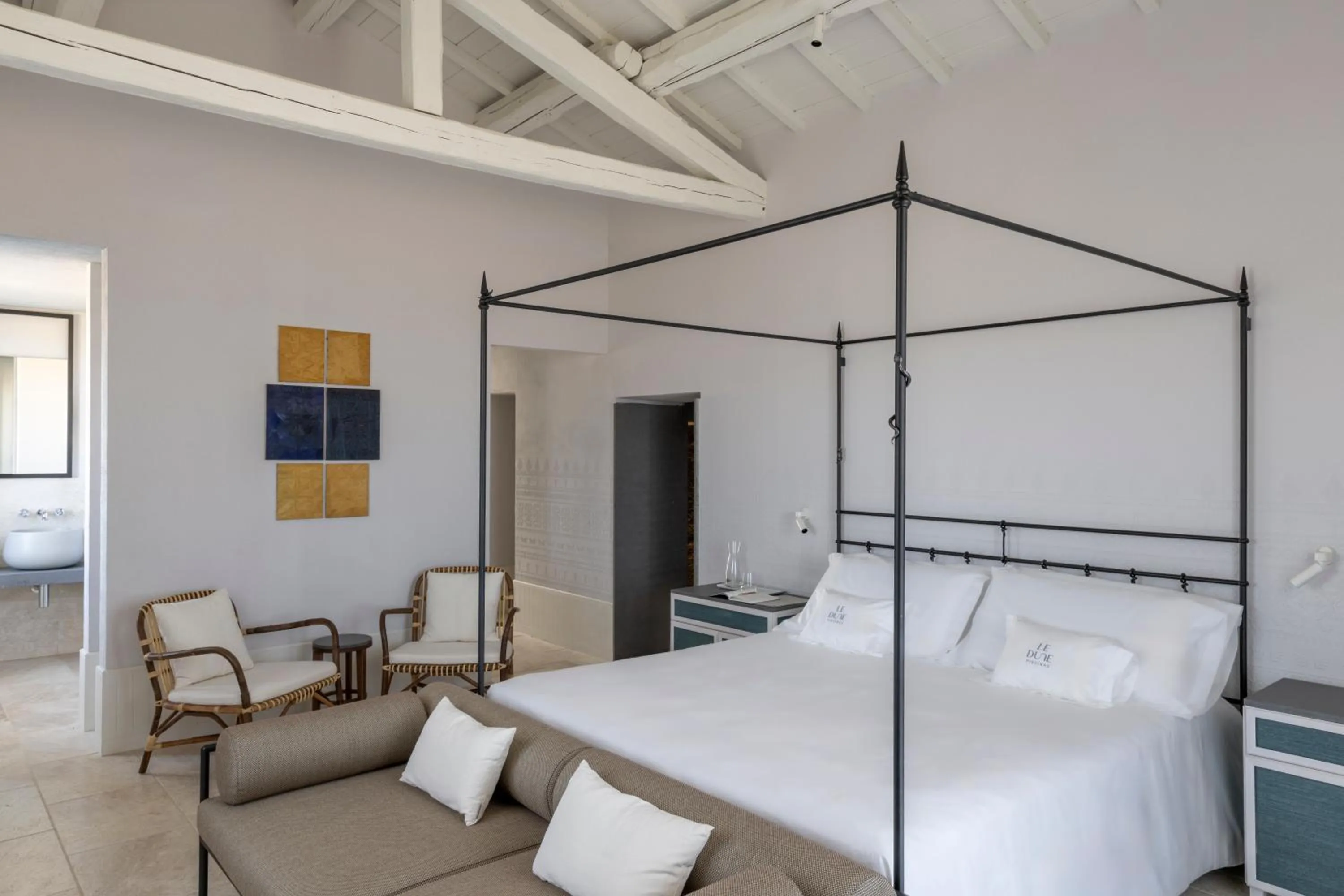 Bed in Hotel Le Dune Piscinas