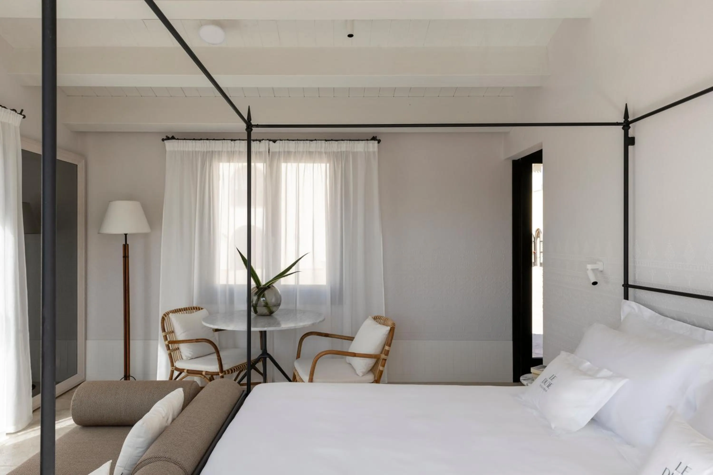 Bed in Hotel Le Dune Piscinas